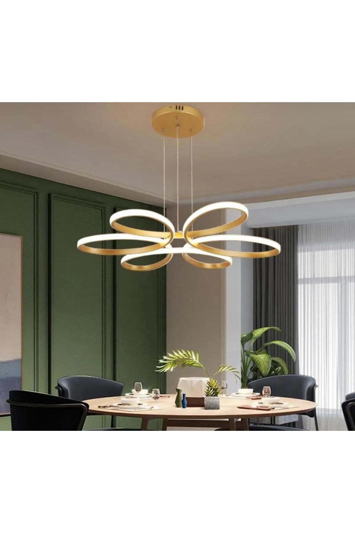 ERVA LED AVİZE PAPATYA GOLD