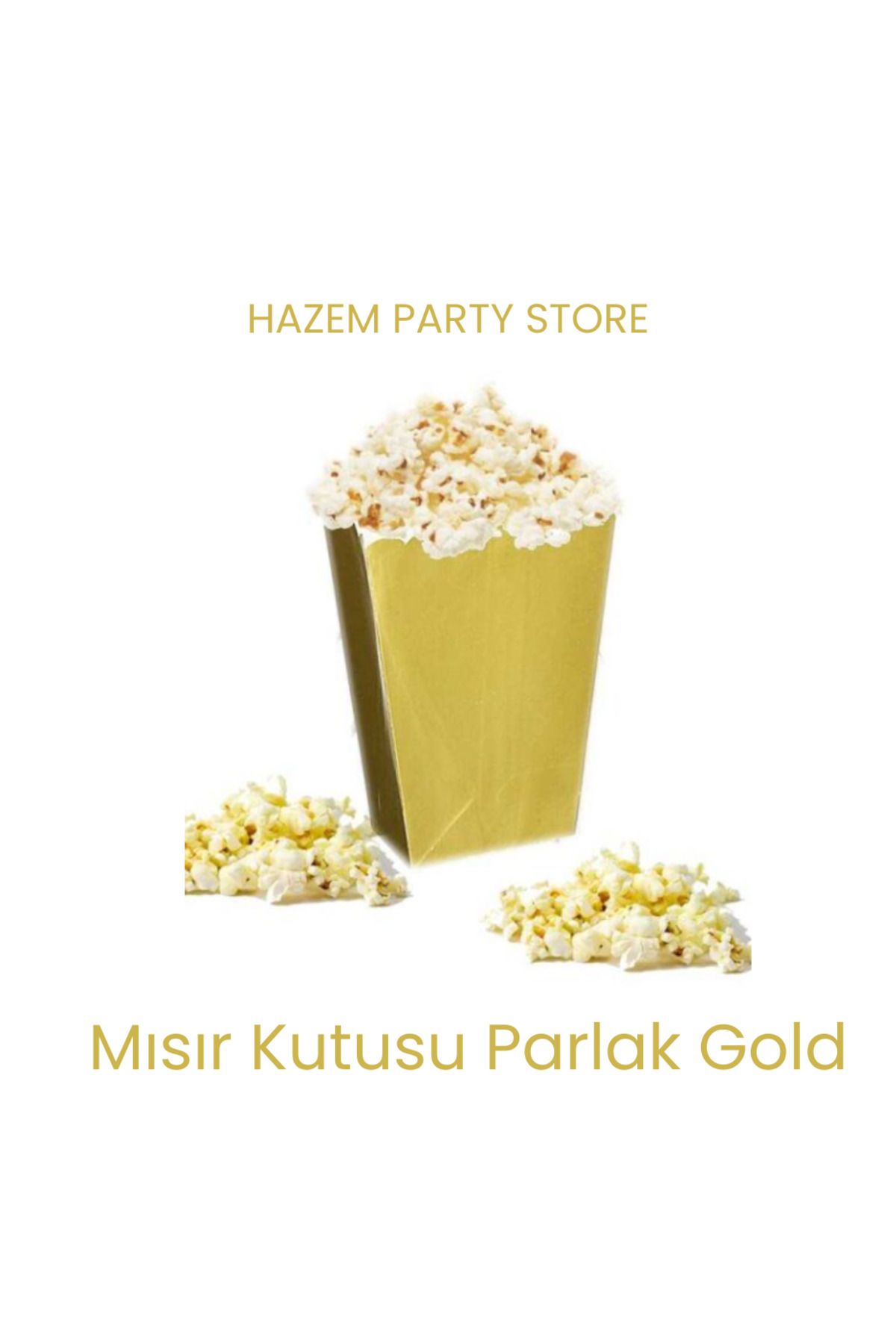 Big Party Mısır Kutusu Parlak Gold