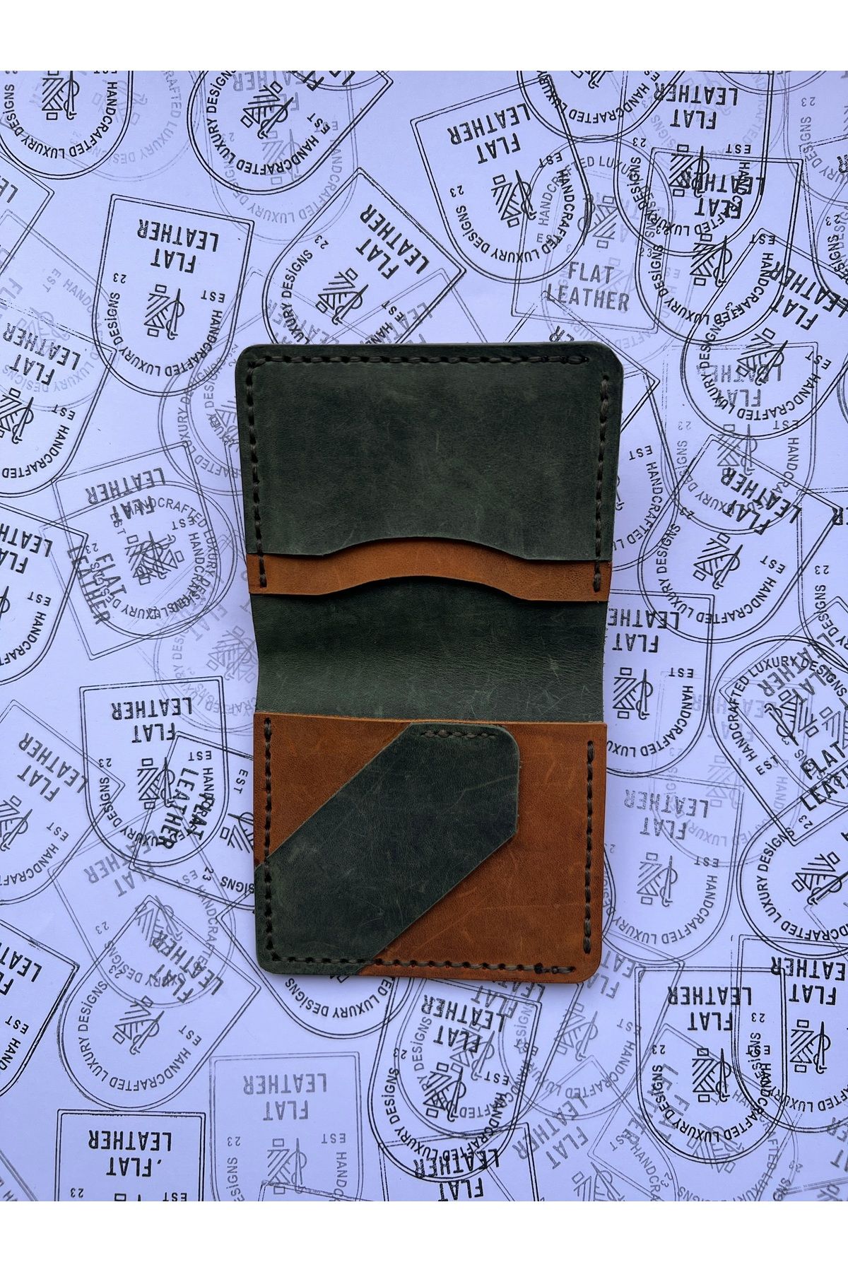 کیف پول مردانه و زنانه اورجینال FLAT LEATHER
