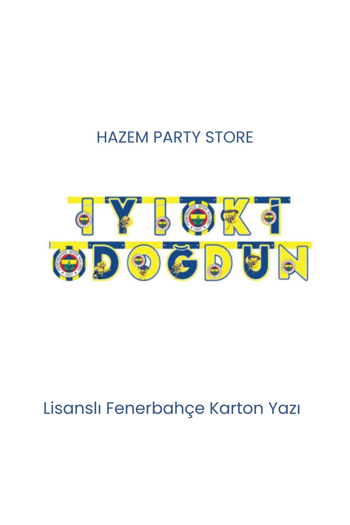 Big Party Lisanslı Takım Karton Yazı FB