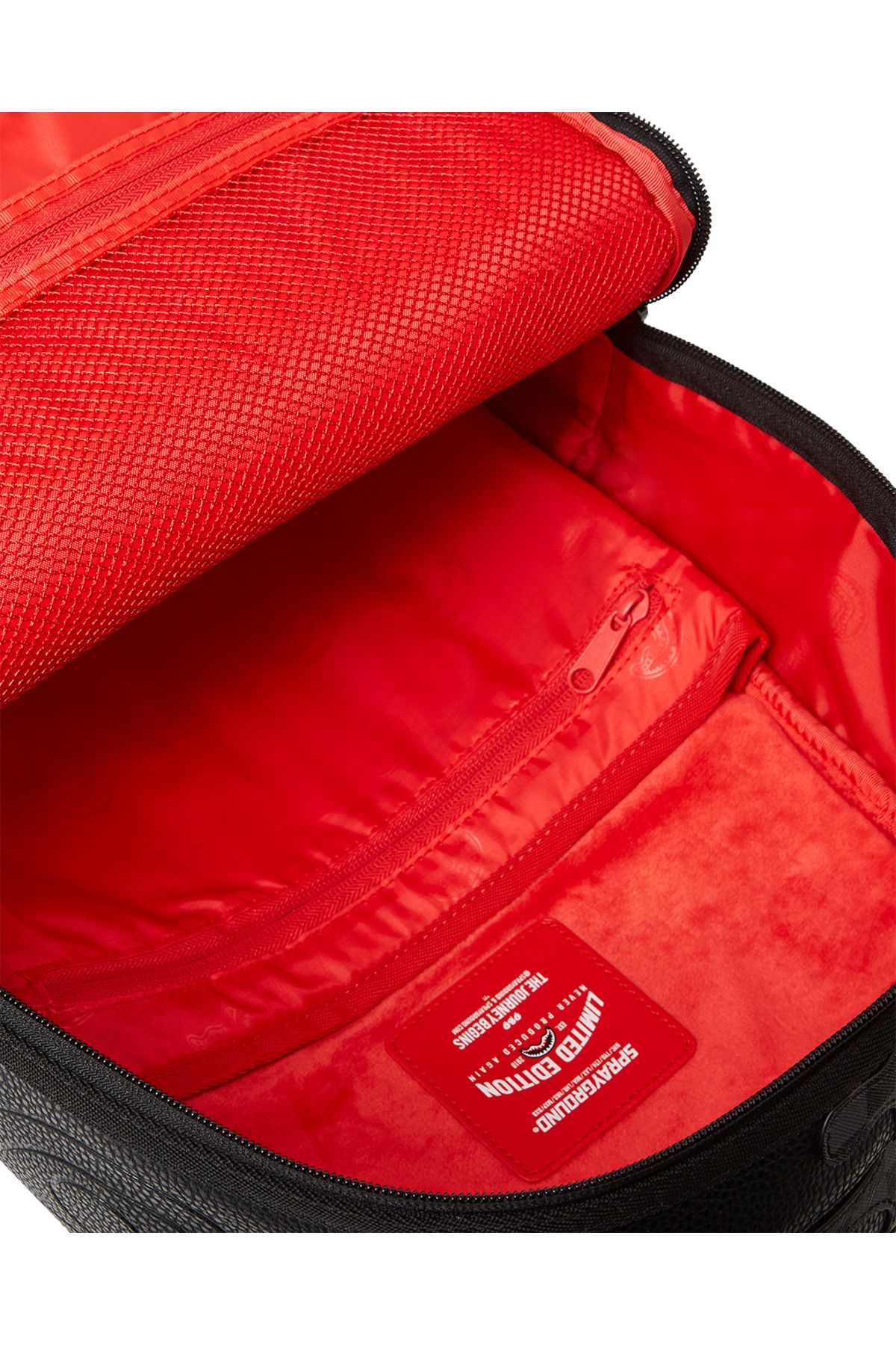 کوله پشتی مشکی مردانه و زنانه طراحی شیک کاربردی ناتمام Sprayground