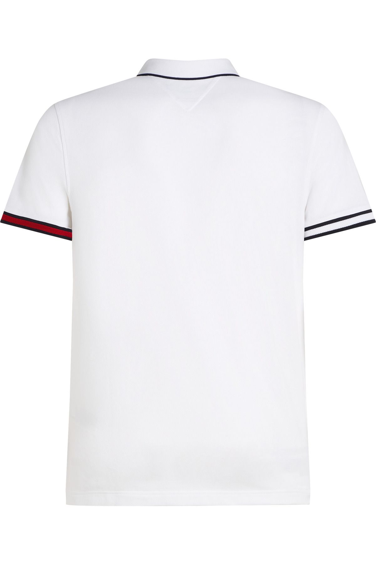 Tommy Hilfiger-Flag Cuff Slim Fit Polo Polo Neck T-Shirt 4