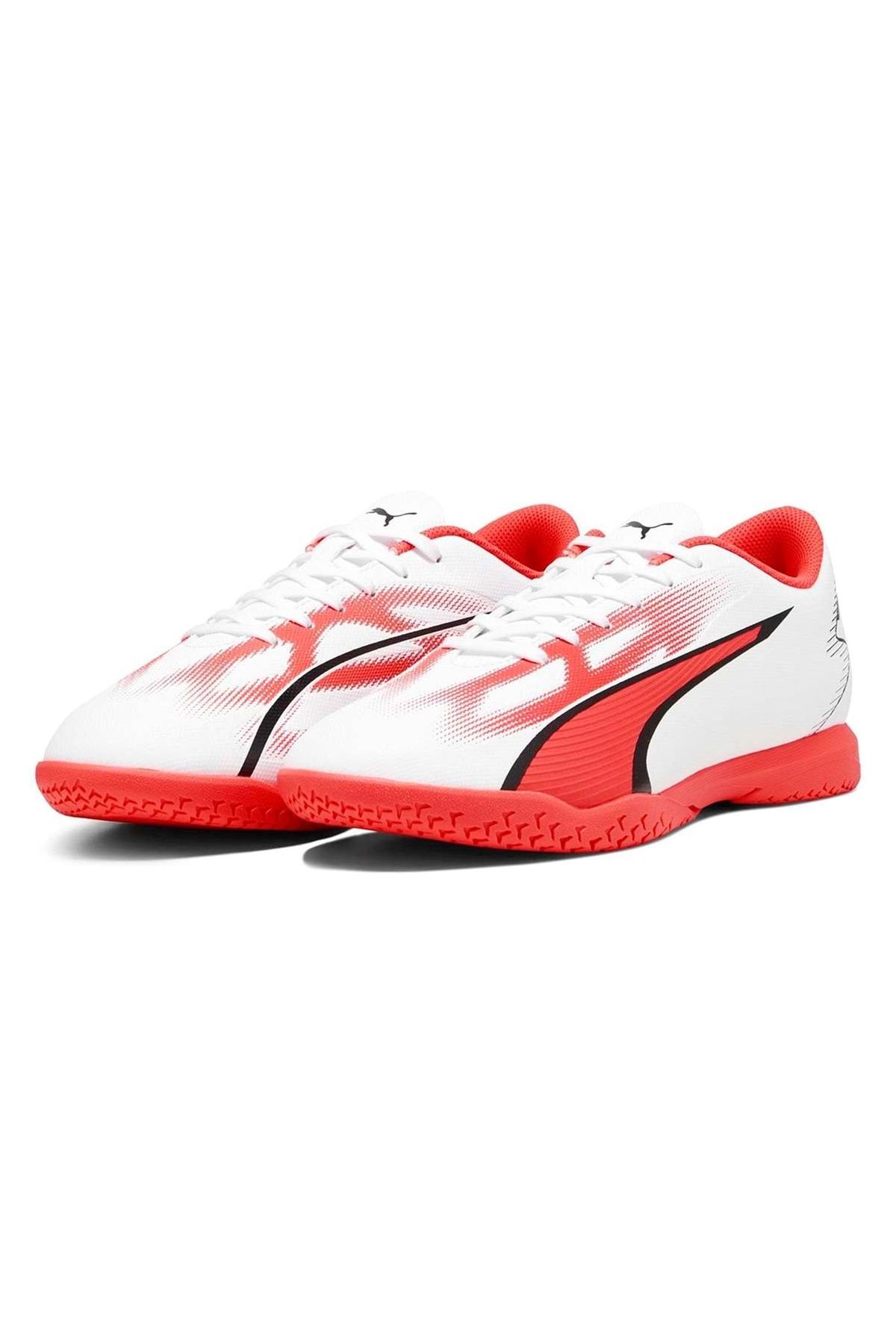 کفش چمن مصنوعی داخلی سفید مردانه 107529 01 Ultra Play It 's Futsal Salon Field Puma