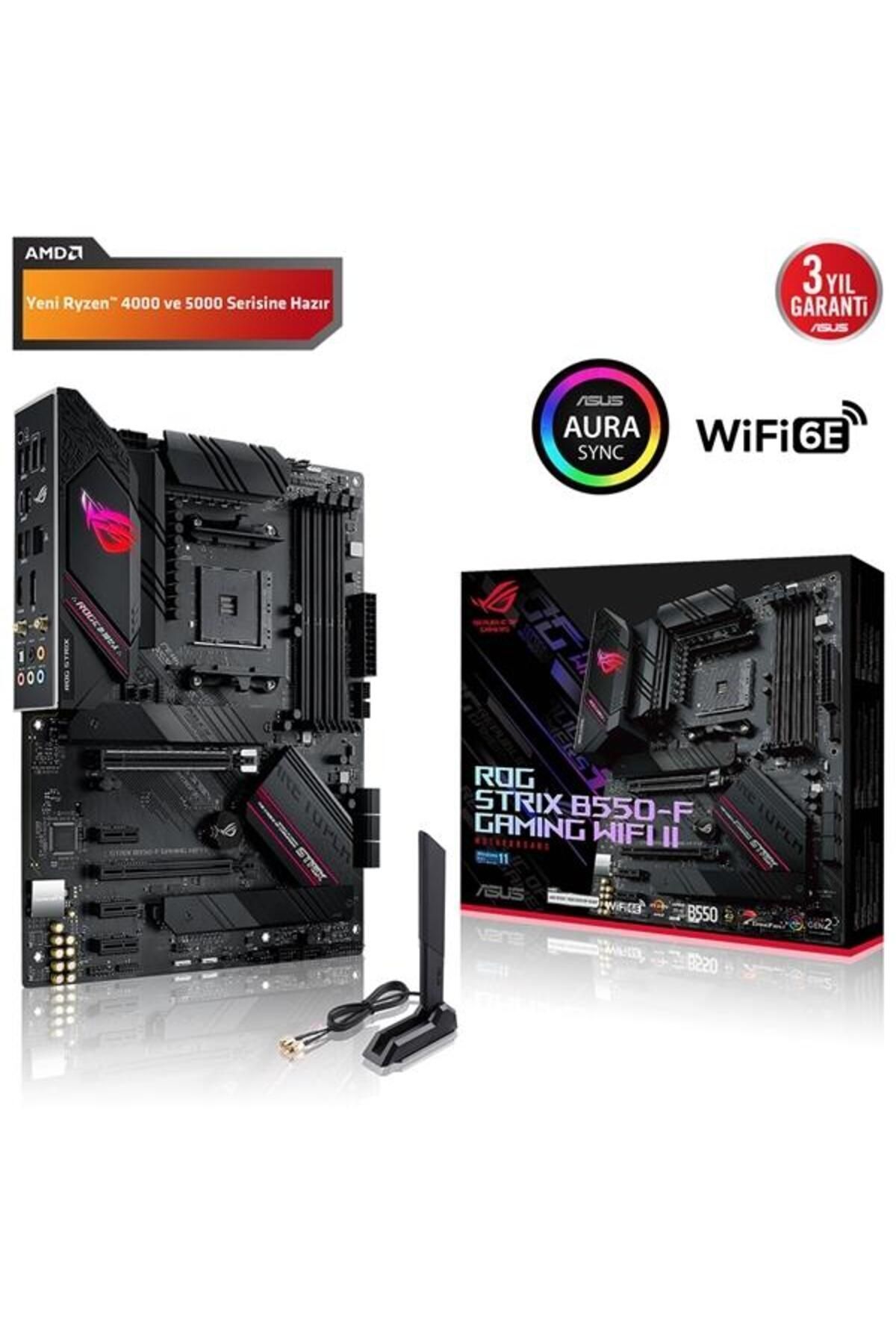 Rog Strıx B550-f Gamıng Wıfı Iı Am4 Ddr4 Ses Glan Dp/hdmı Sata3 Usb3.2 Atx - 4
