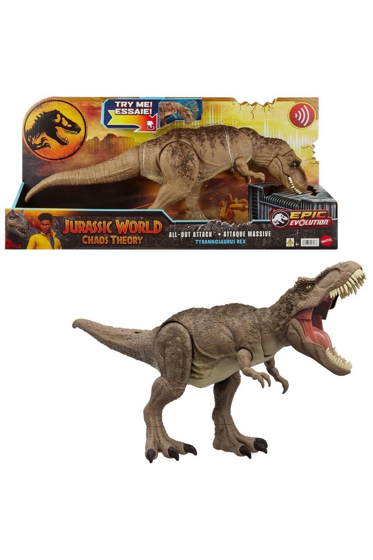 NessiWorld HXF53 Jurassic World Saldırgan T-Rex Figürü