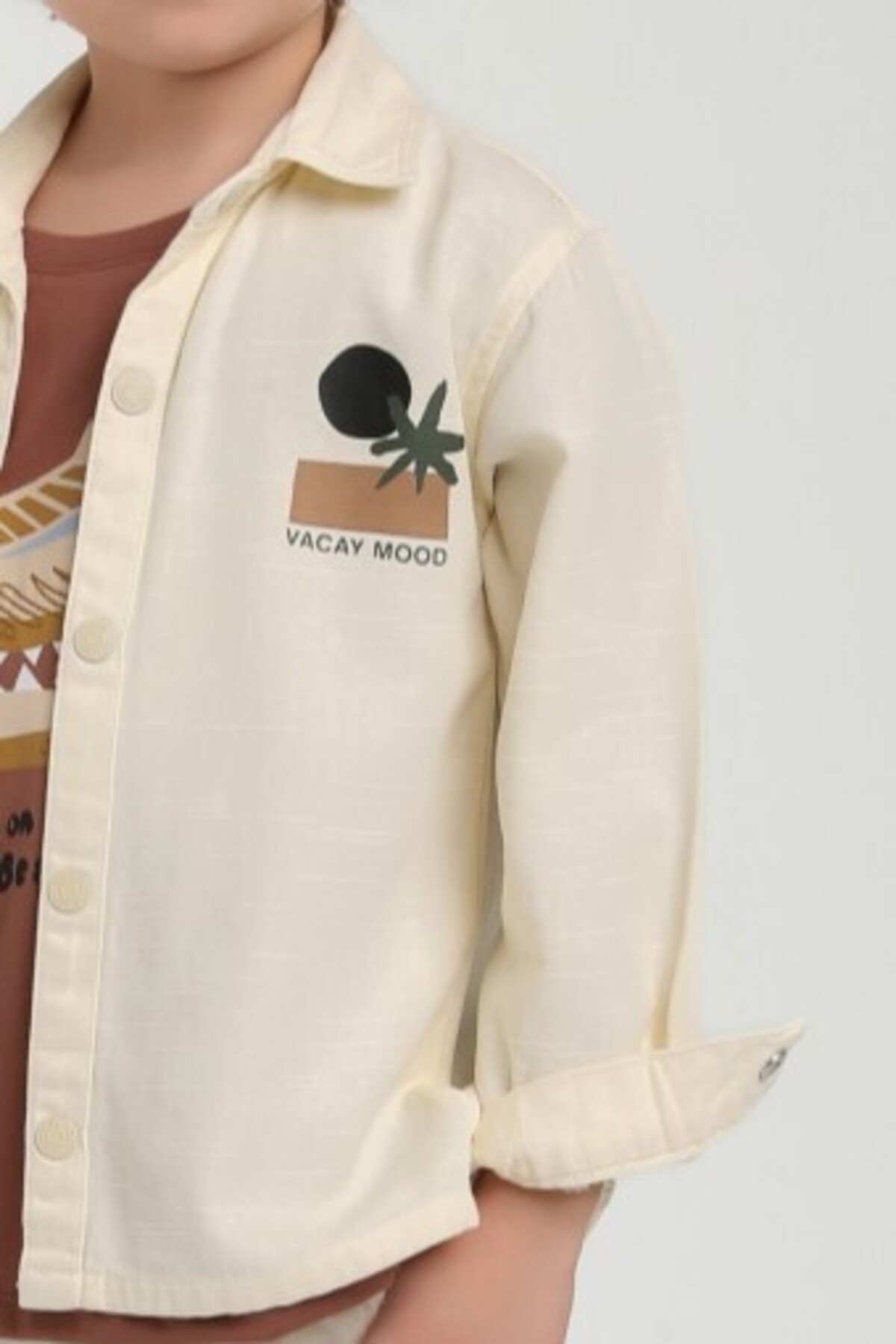 xo kids moda Erkek Çocuk Gömlek 1-4 Yaş 2557 fotoğrafı 3 (önizleme)