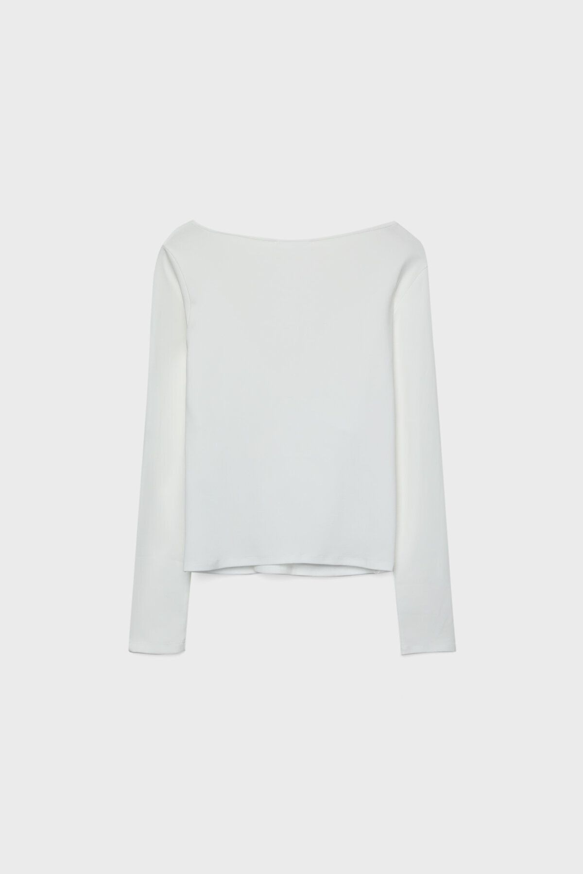 Stradivarius-Knotted T-shirt with vent 6