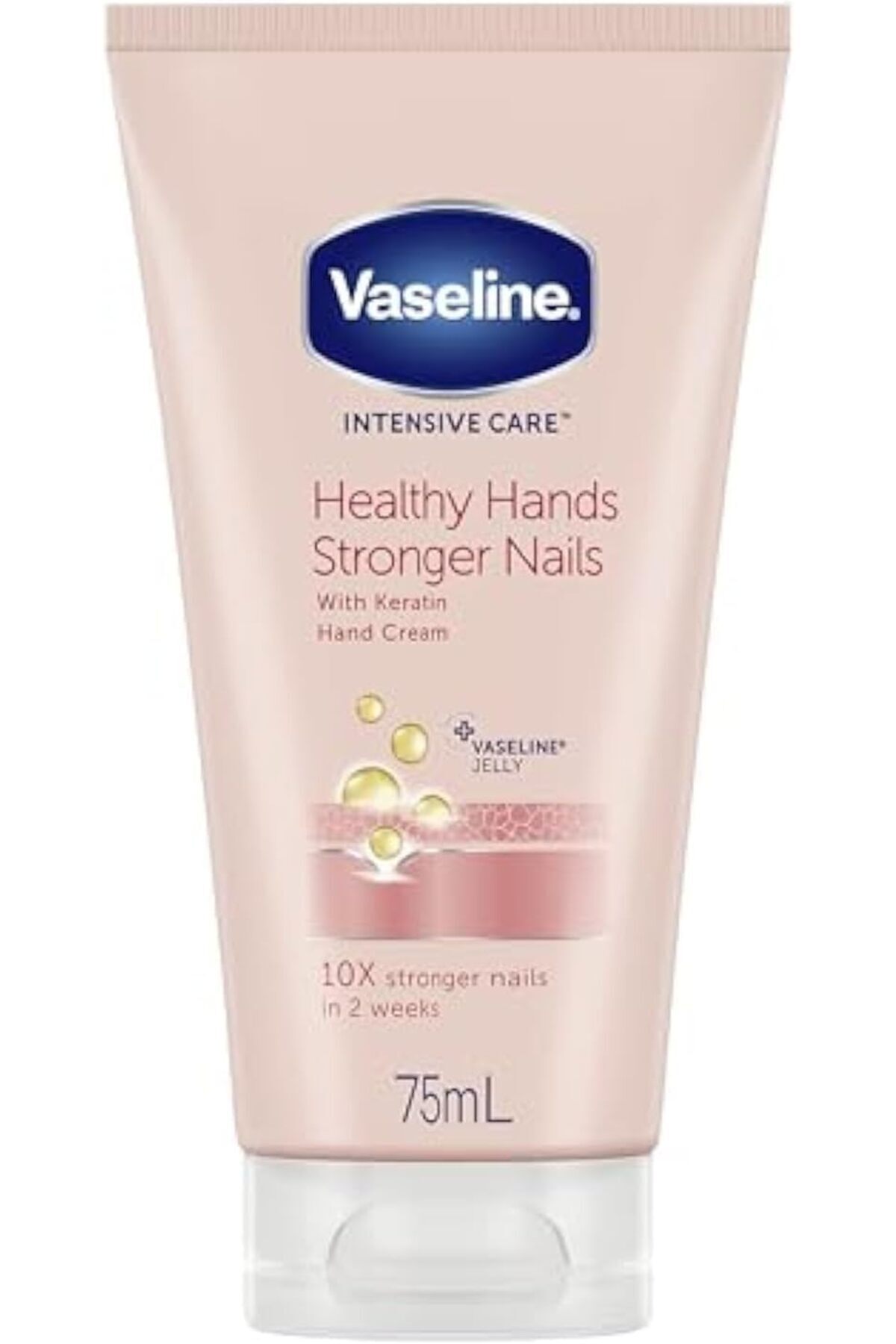 Vaseline-Hand Cream, Healthy Hands and Stronger Nails Hand and Nail Cream (75 ml) 1