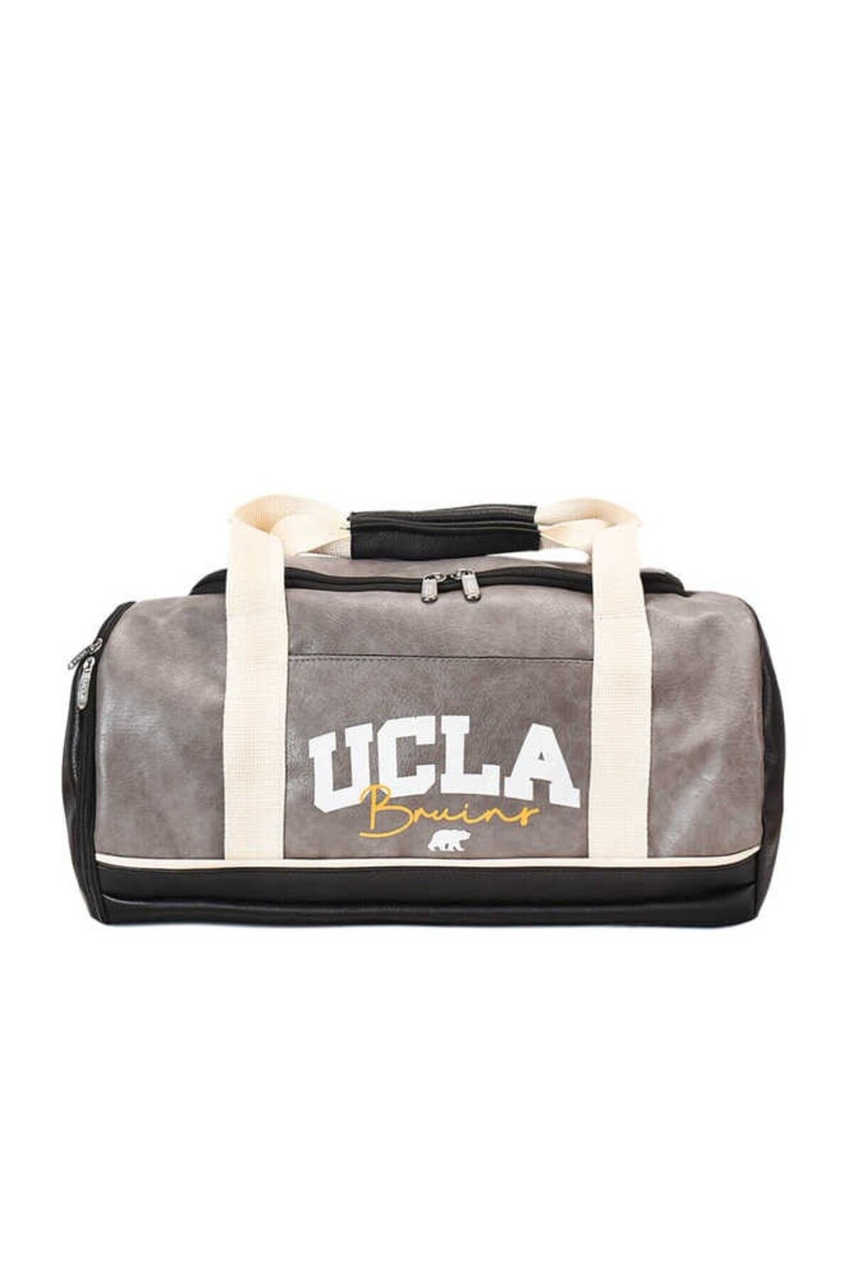 UCLA-حقيبة كتف رجالية مطبوعة باللون الرمادي من Tımothy 2