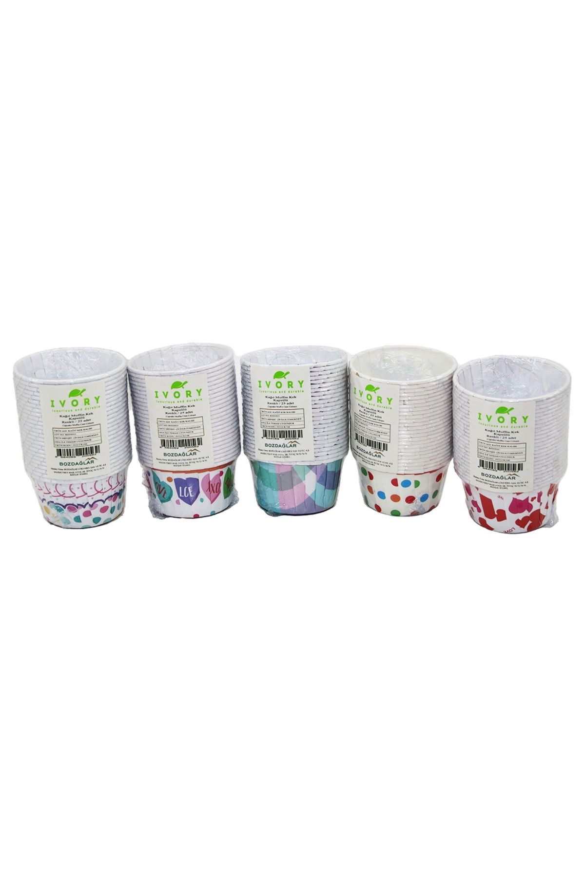 EGATOPTAN-25 Pieces - Medium Muffin Paper Cake Capsule (4172) 1