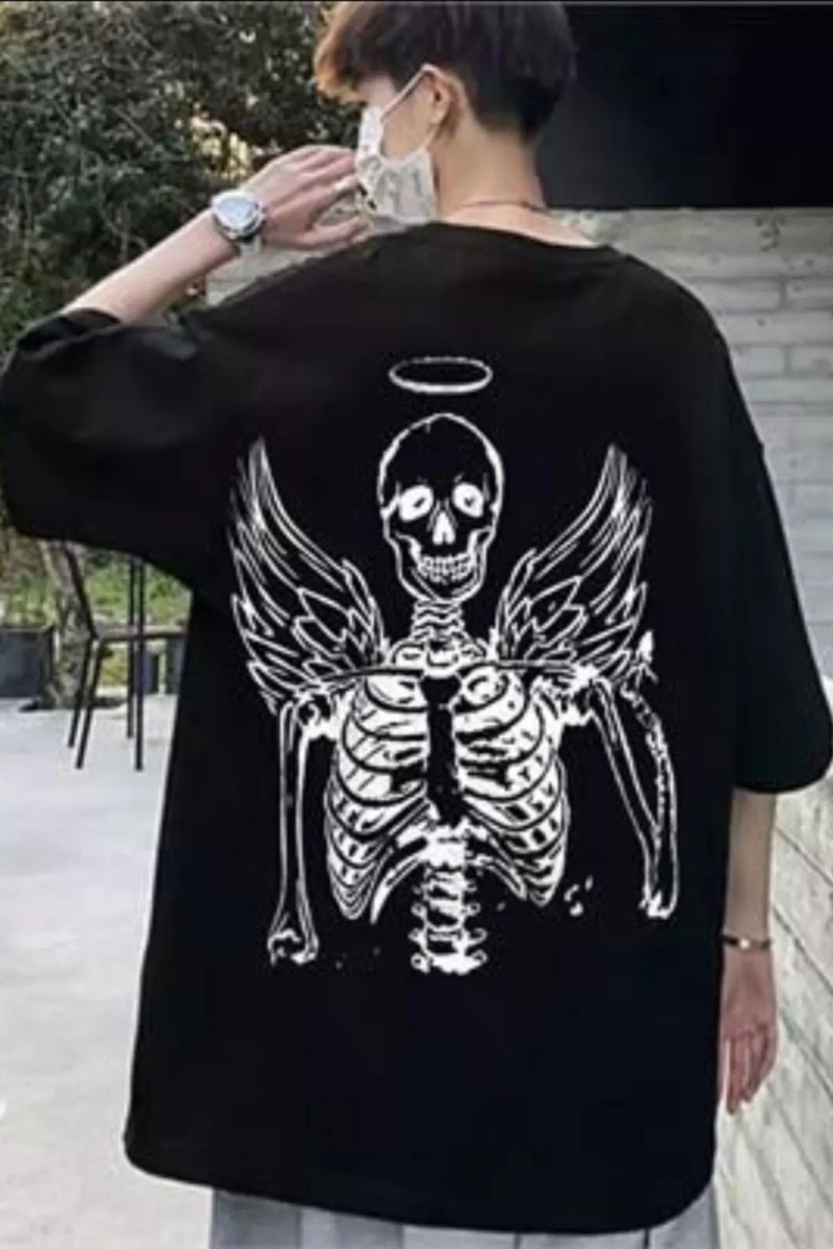 DEEFWEAR Gothic Angel Skeleton (unisex) T Shirt