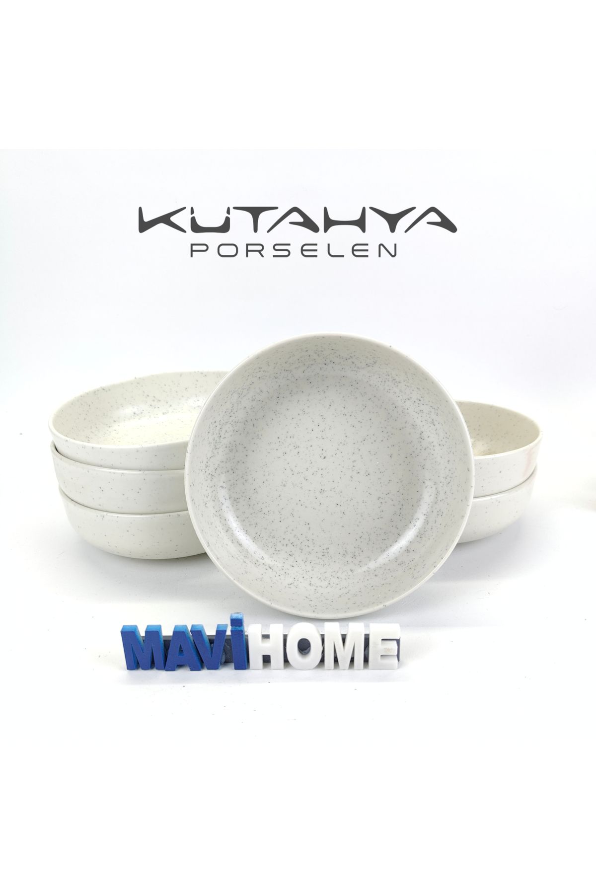 Kütahya Porselen Pearl Serisi 15 Cm Krem Çorba Kasesi 6 Lı