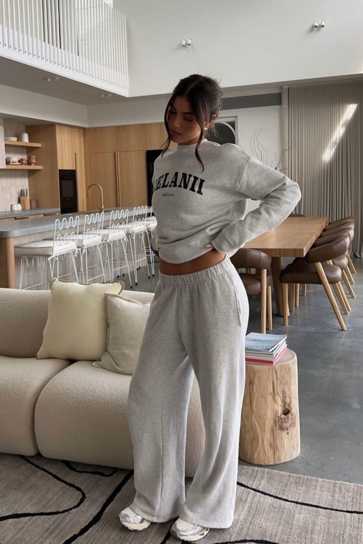 شلوار گرمکن  baggyishemodelbsbsporsweatpants