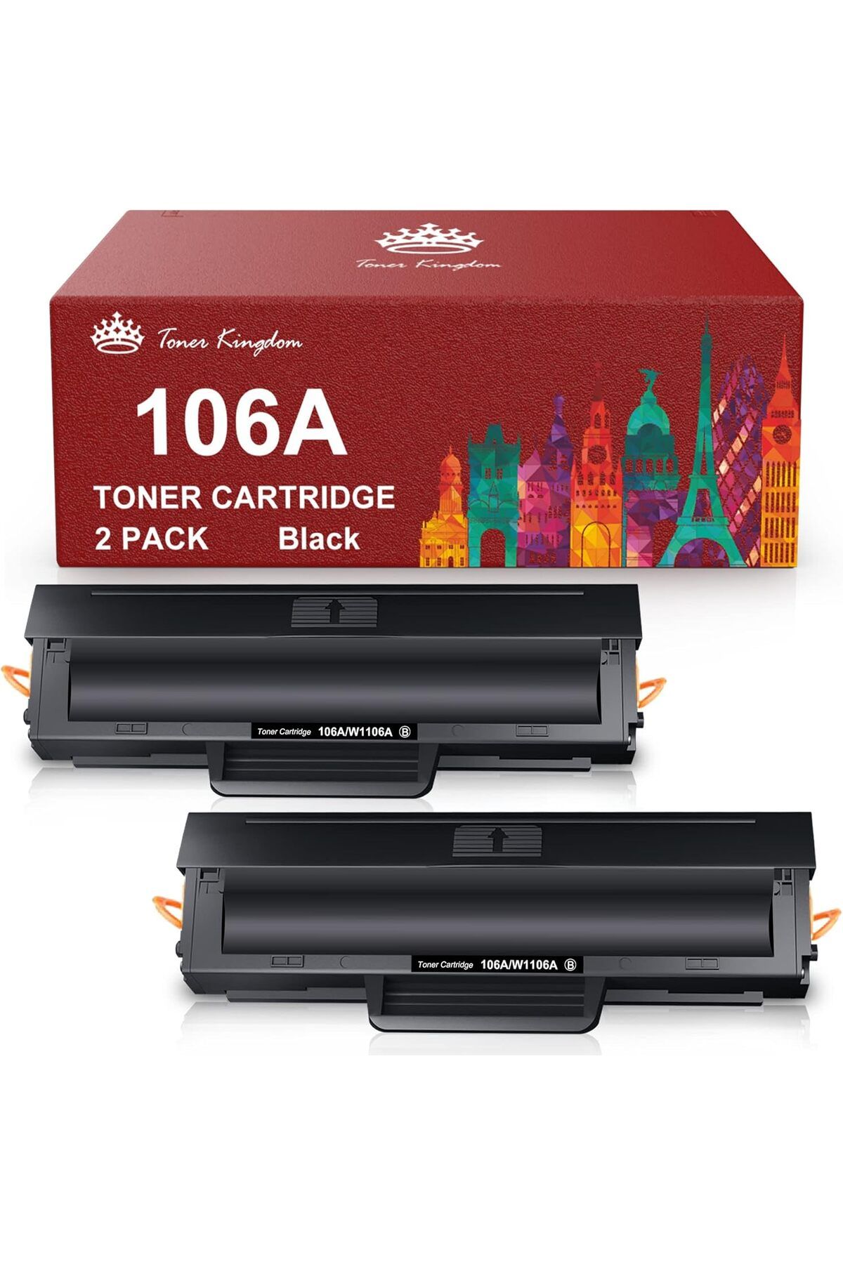 HP Laser 107a 107r 107w MFP 135a 135r 135w 135wg MFP 137fnw 137fwg (2 Black, with Chip)