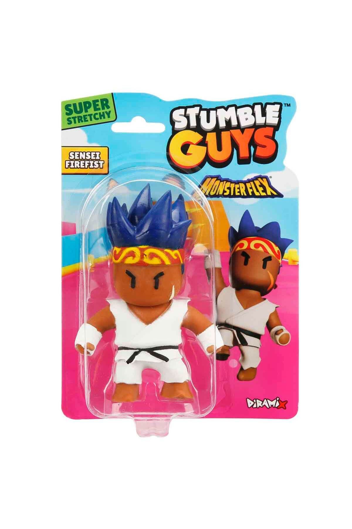 BAMTEBİ Monster Flex Stamble Guys Süper Esnek Figür 13 Cm Sensei Firefist Stamble Guys Monster Flex Serisi