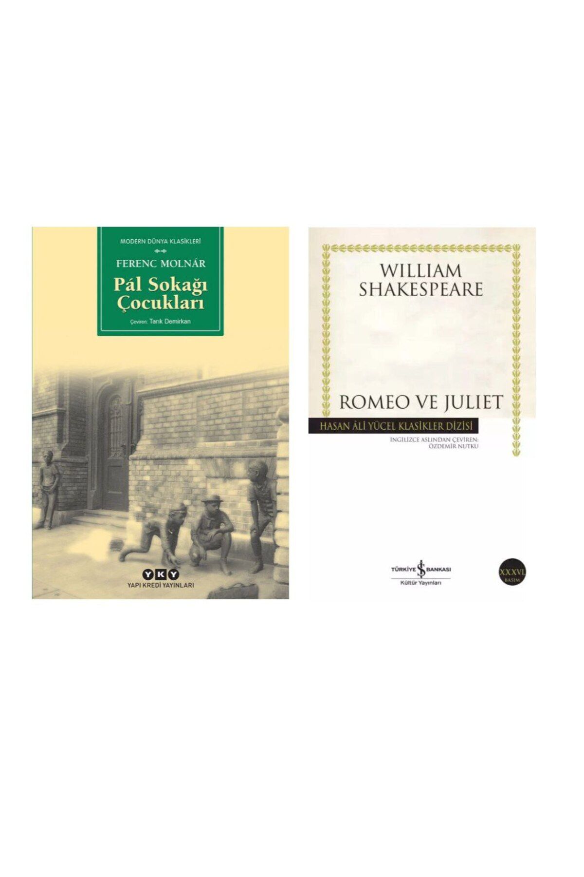 Yapı Kredi Yayınları Pal Sokağı Çocukları Ferenc Molnar - Romeo ve Juliet - William Shakespeare