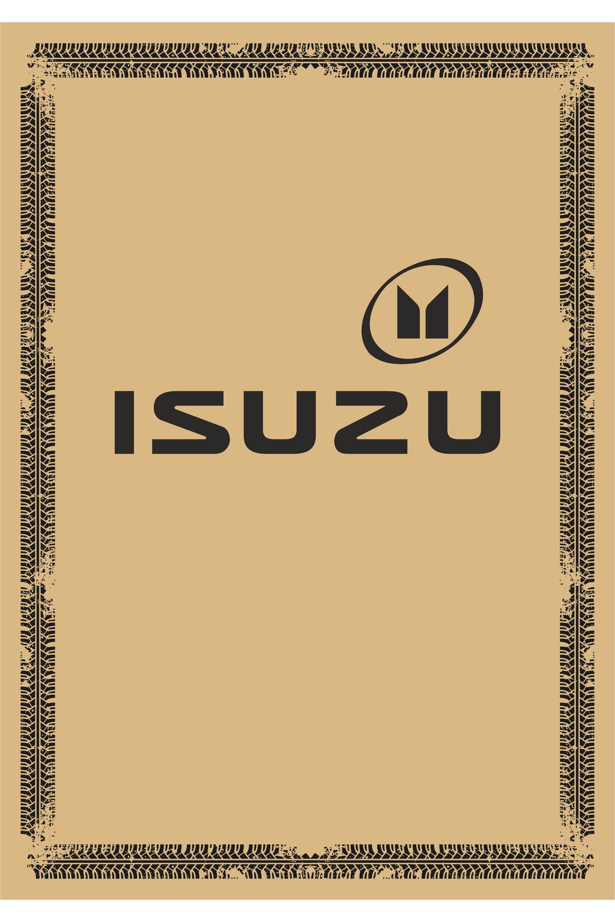 Universal Paspas Kağıdı Isuzu Logolu 100 Ad. 35X50 cm