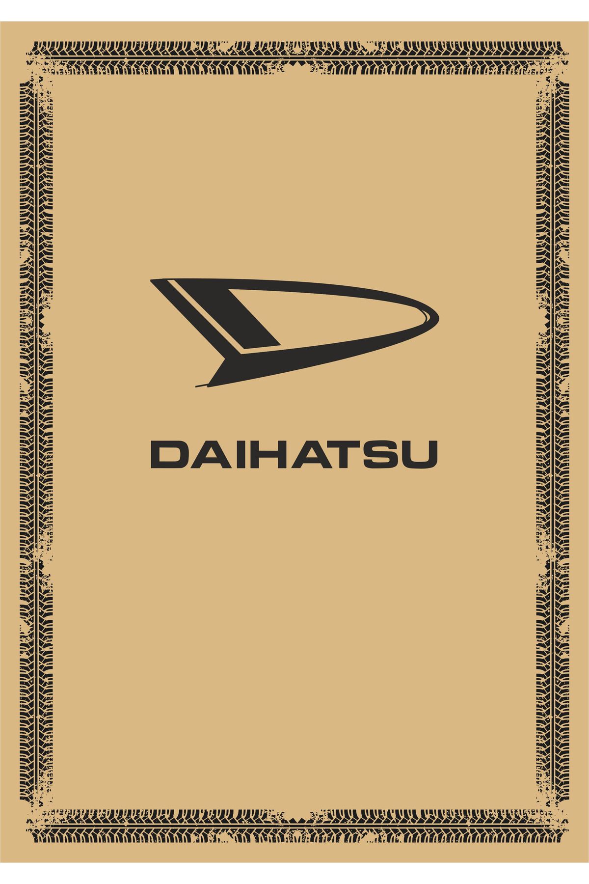 Universal Paspas Kağıdı Daihatsu Logolu 100 Ad. 35X50 cm