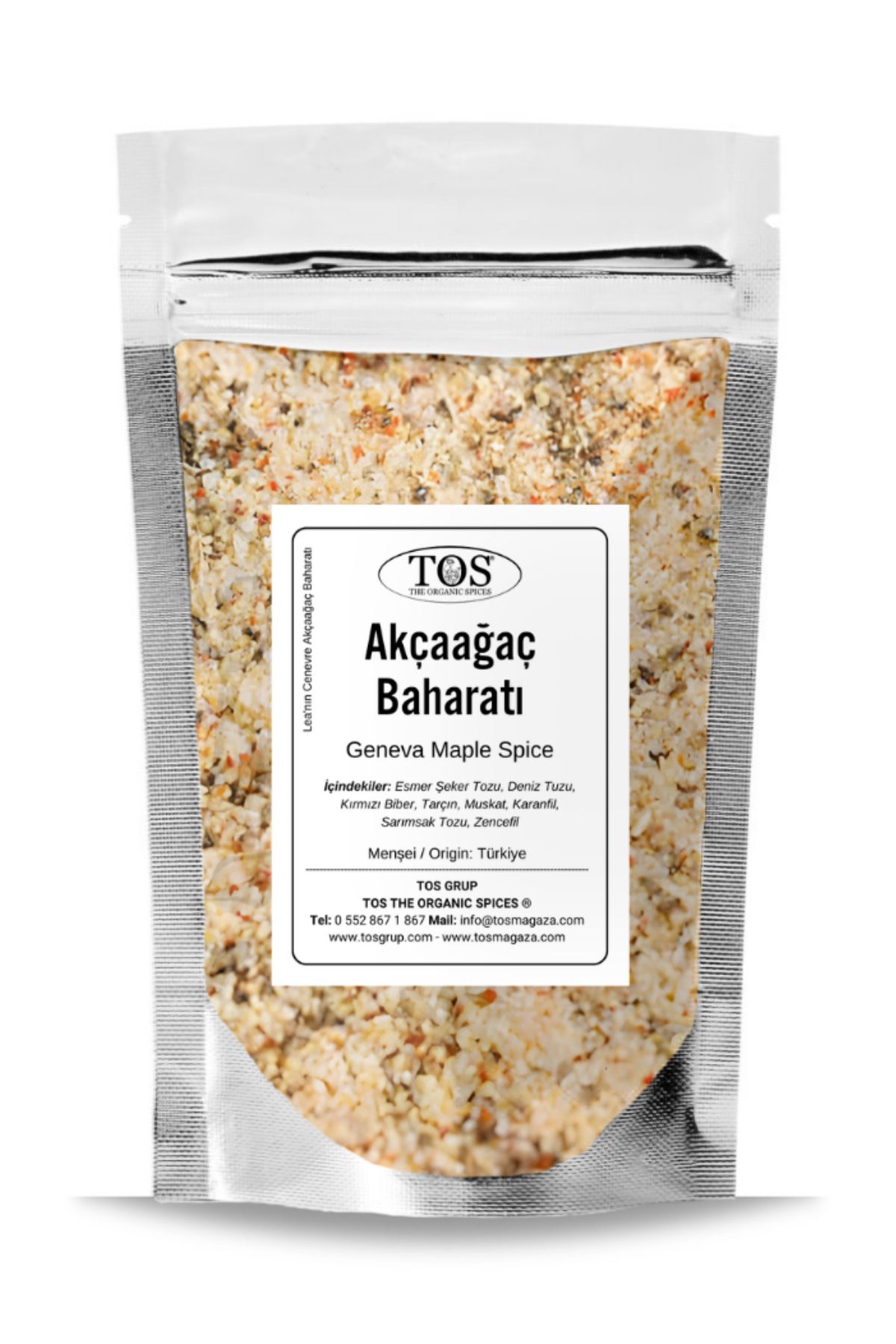 TOS The Organic Spices Lea'nın Cenevre Akçaağaç Baharatı 500 gr Lea's Geneva Maple Spice