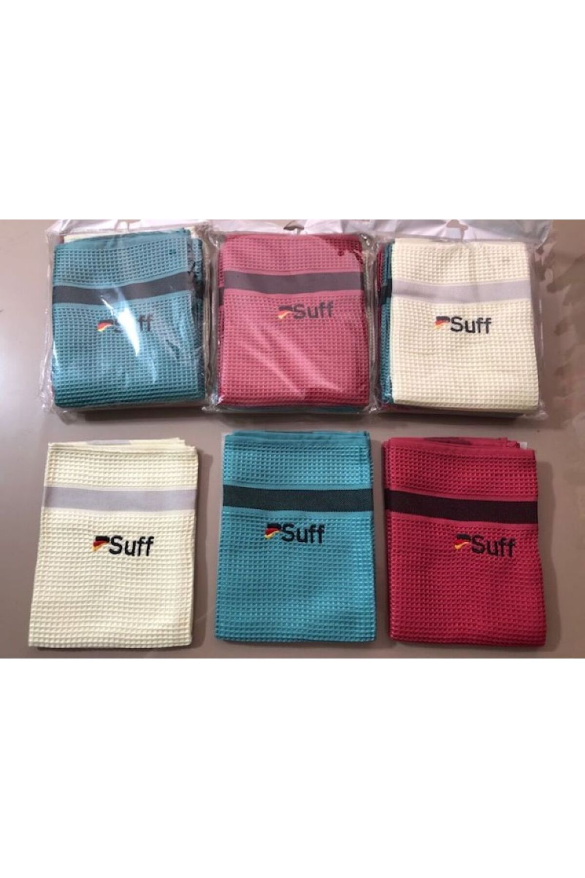 Suff Mikrofiber Platin Serisi 60x40 3lü Cam ve Yüzey Temizlik Bezi