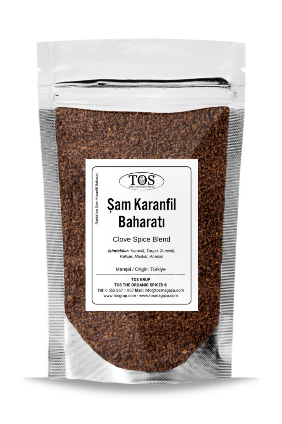 TOS The Organic Spices Rania'nın Şam Karanfil Baharatı 500 gr Rania's Damascus Clove Spice