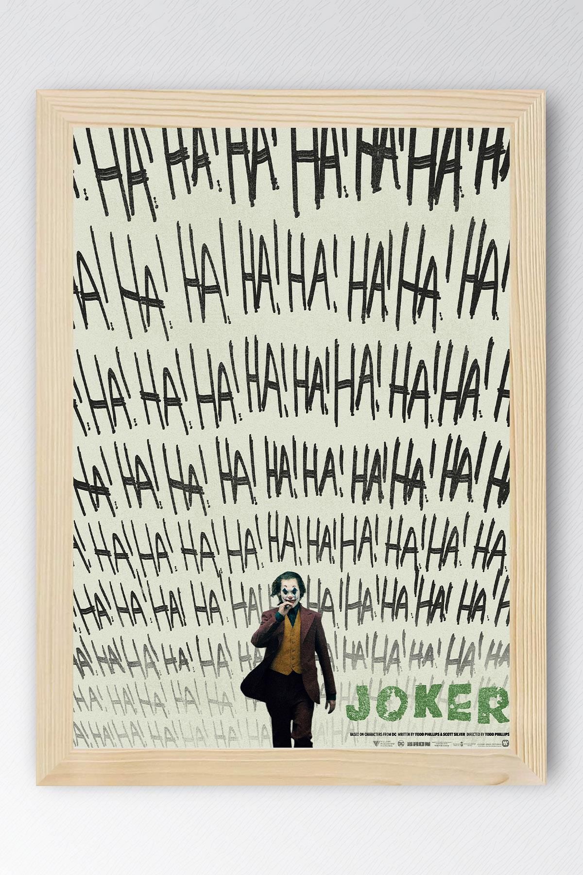 Saturn Joker Ha Ha Ha Çerçeveli Tablo - Film Posteri Tablo