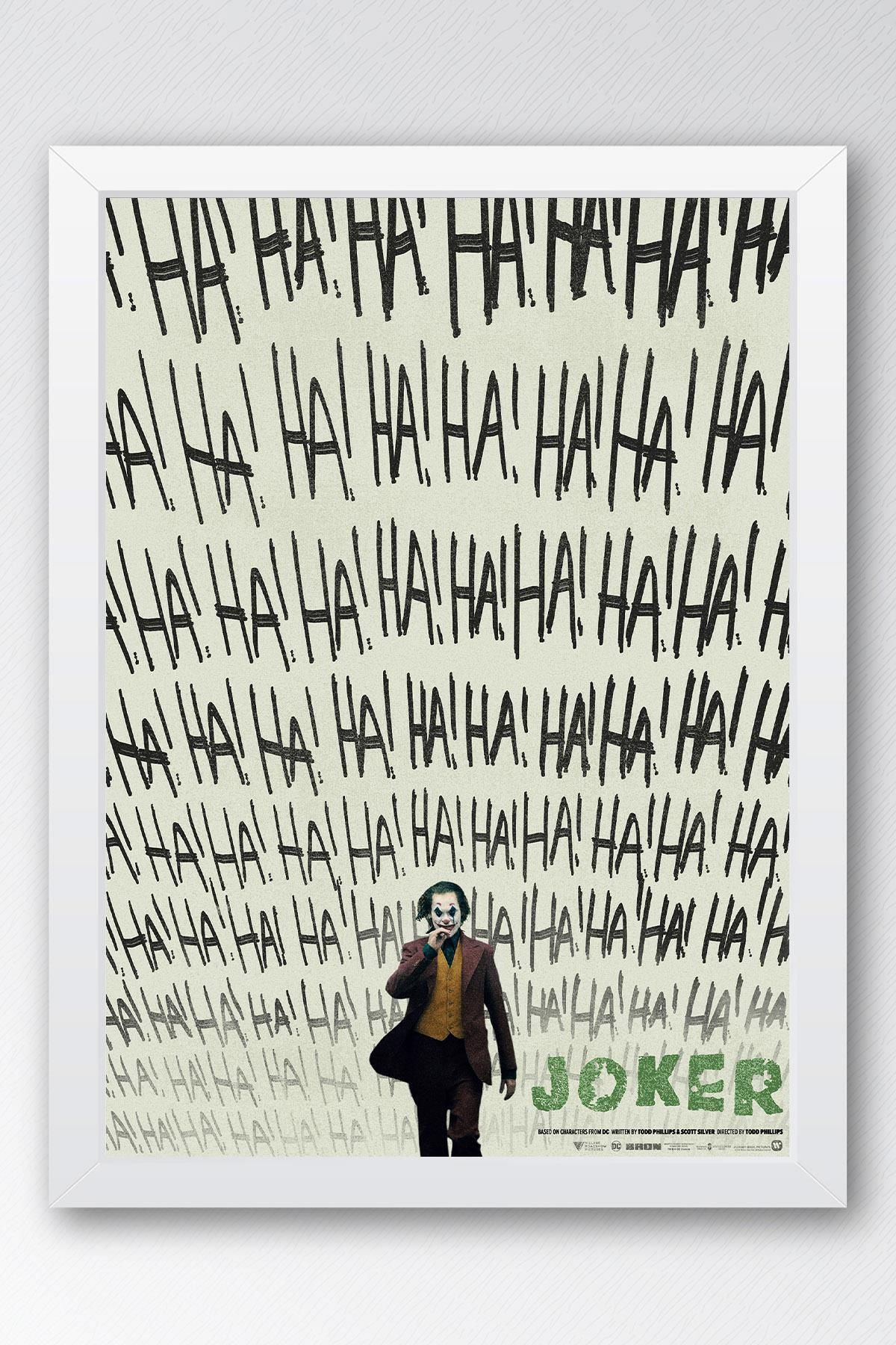 Saturn Joker Ha Ha Ha Çerçeveli Tablo - Film Posteri Tablo