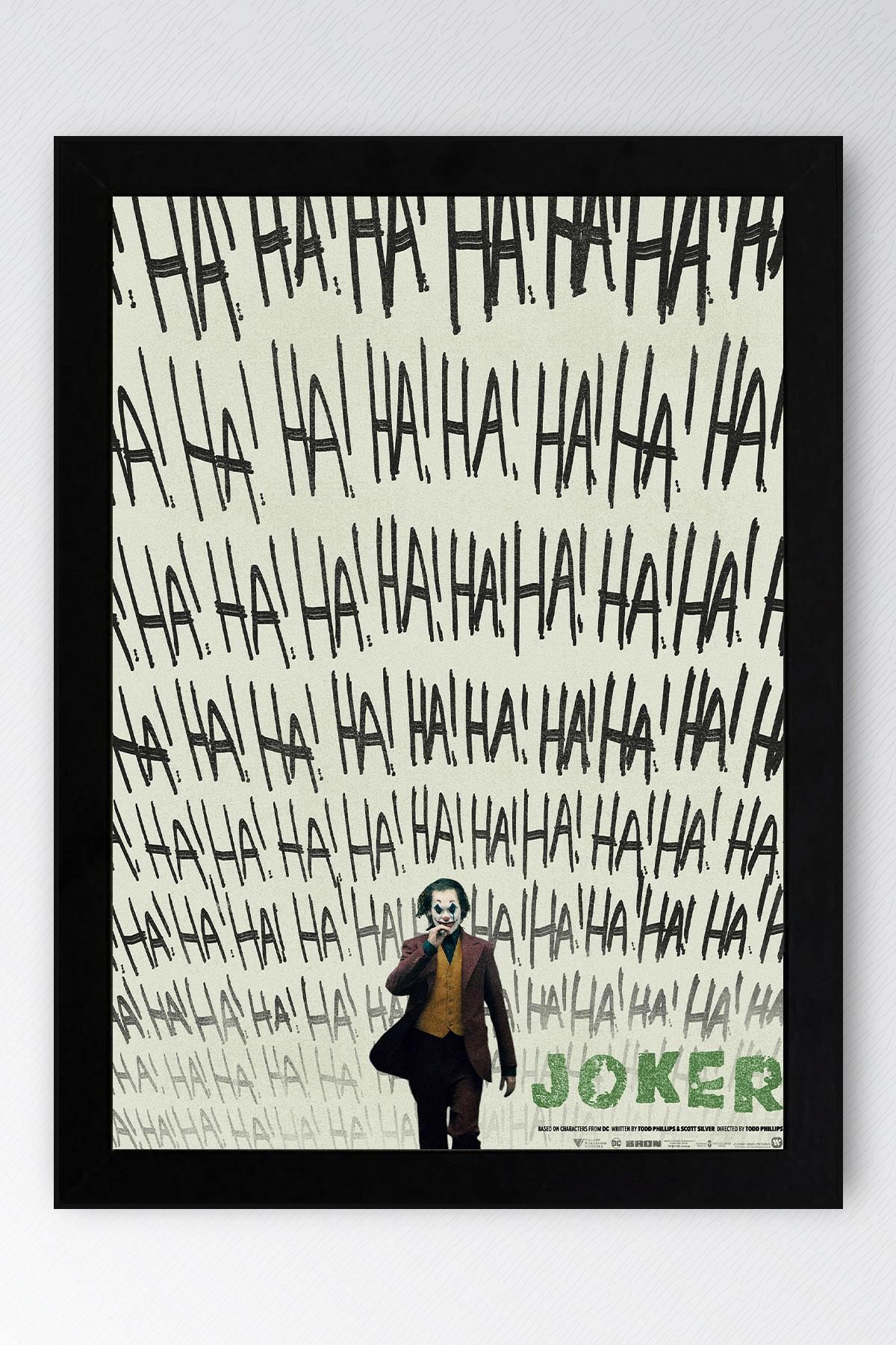 Saturn Joker Ha Ha Ha Çerçeveli Tablo - Film Posteri Tablo