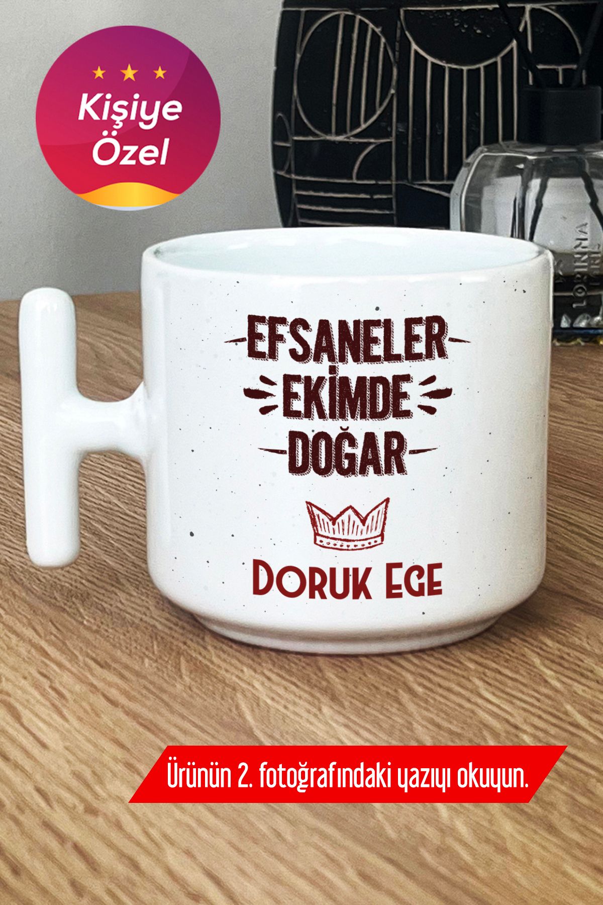 Hedizu Kişiye Özel Efsaneler Ekimde Doğar Kupa Bardak T Kulplu Beyaz Doğum Günü Hediyesi J0E L7J