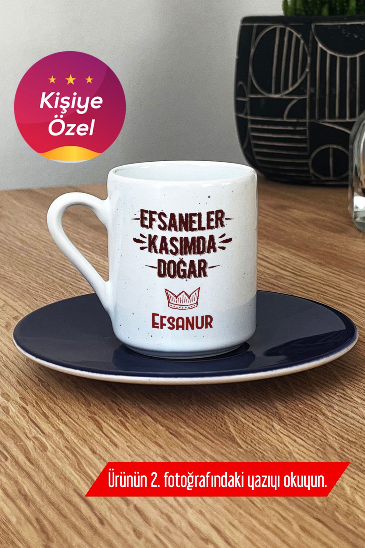 Hedizu Kişiye Özel Efsaneler Kasımda Doğar Türk Kahvesi Fincanı Lacivert Doğum Günü Hediyesi İ7Q A7L