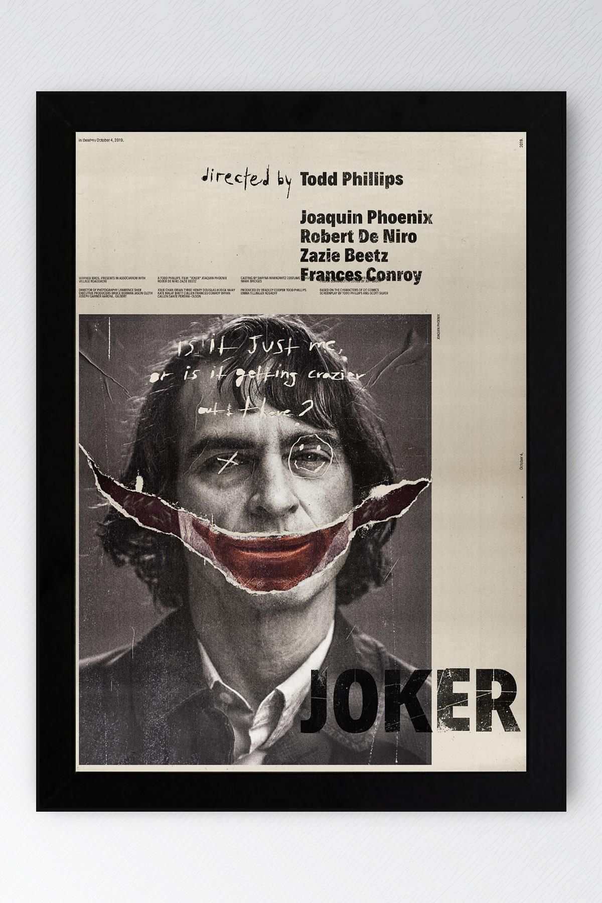 Saturn Joker Çerçeveli Tablo - Film Posteri Tablo