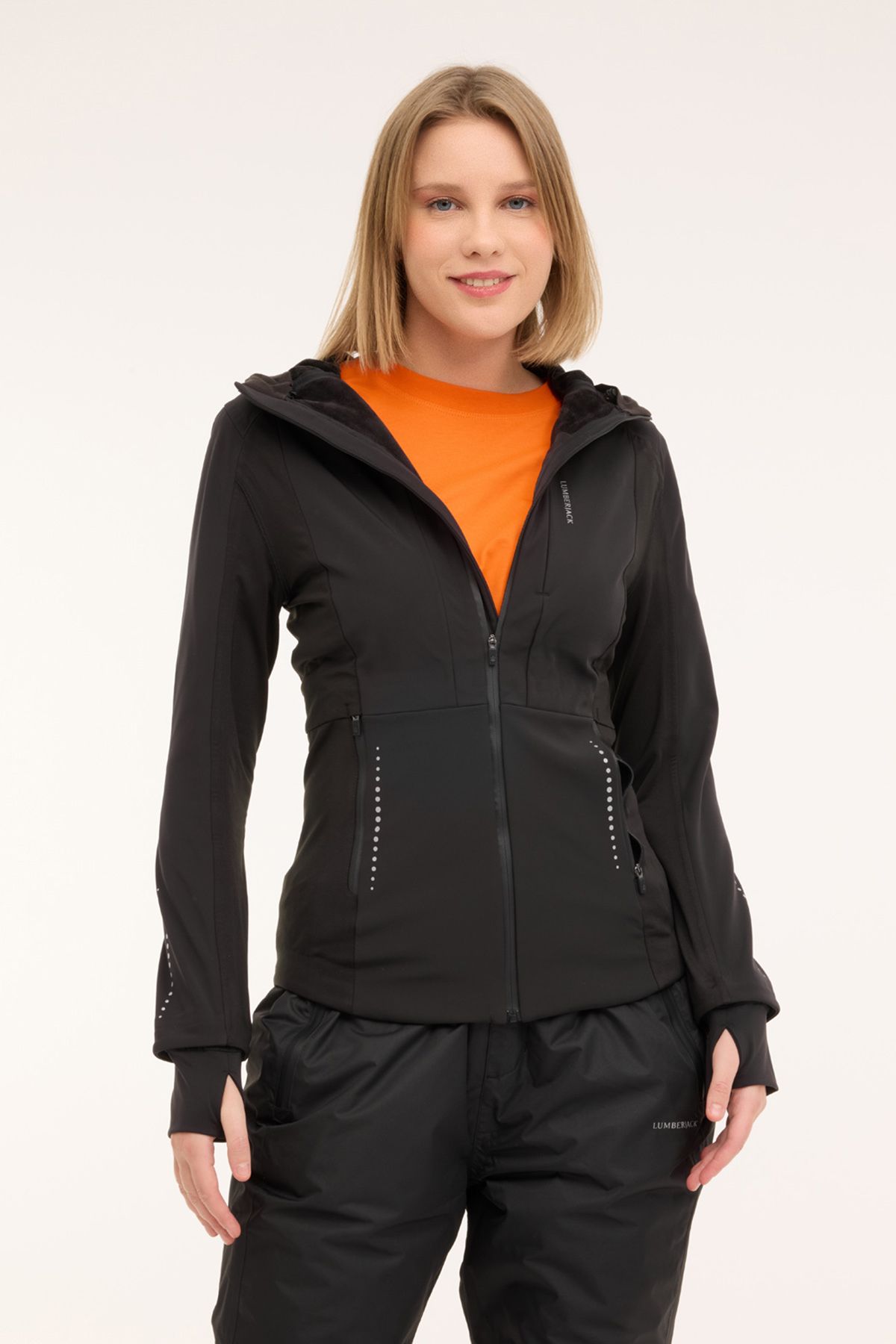 lumberjack WL ESTER 5GF802 4PR Siyah Kadın Softshell