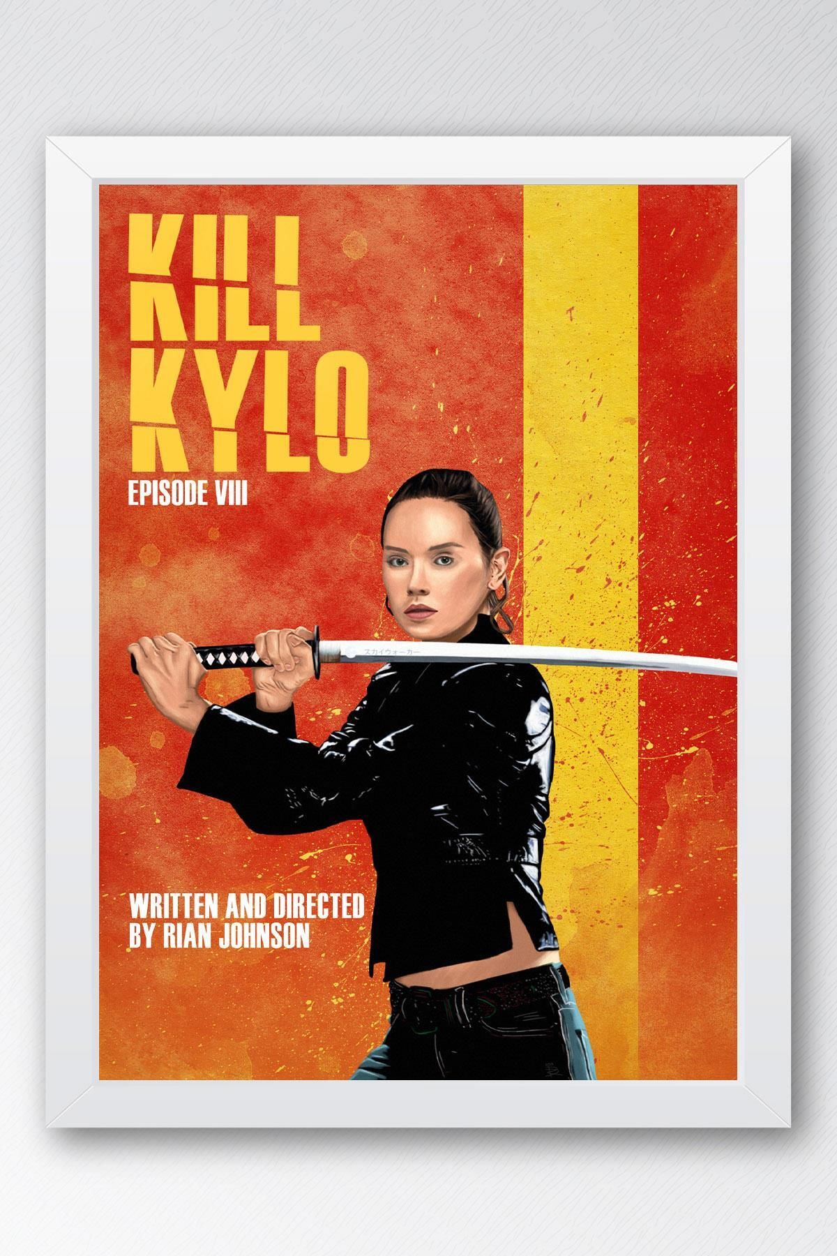 Saturn Kill Bill Çerçeveli Tablo - Film Posteri Tablo