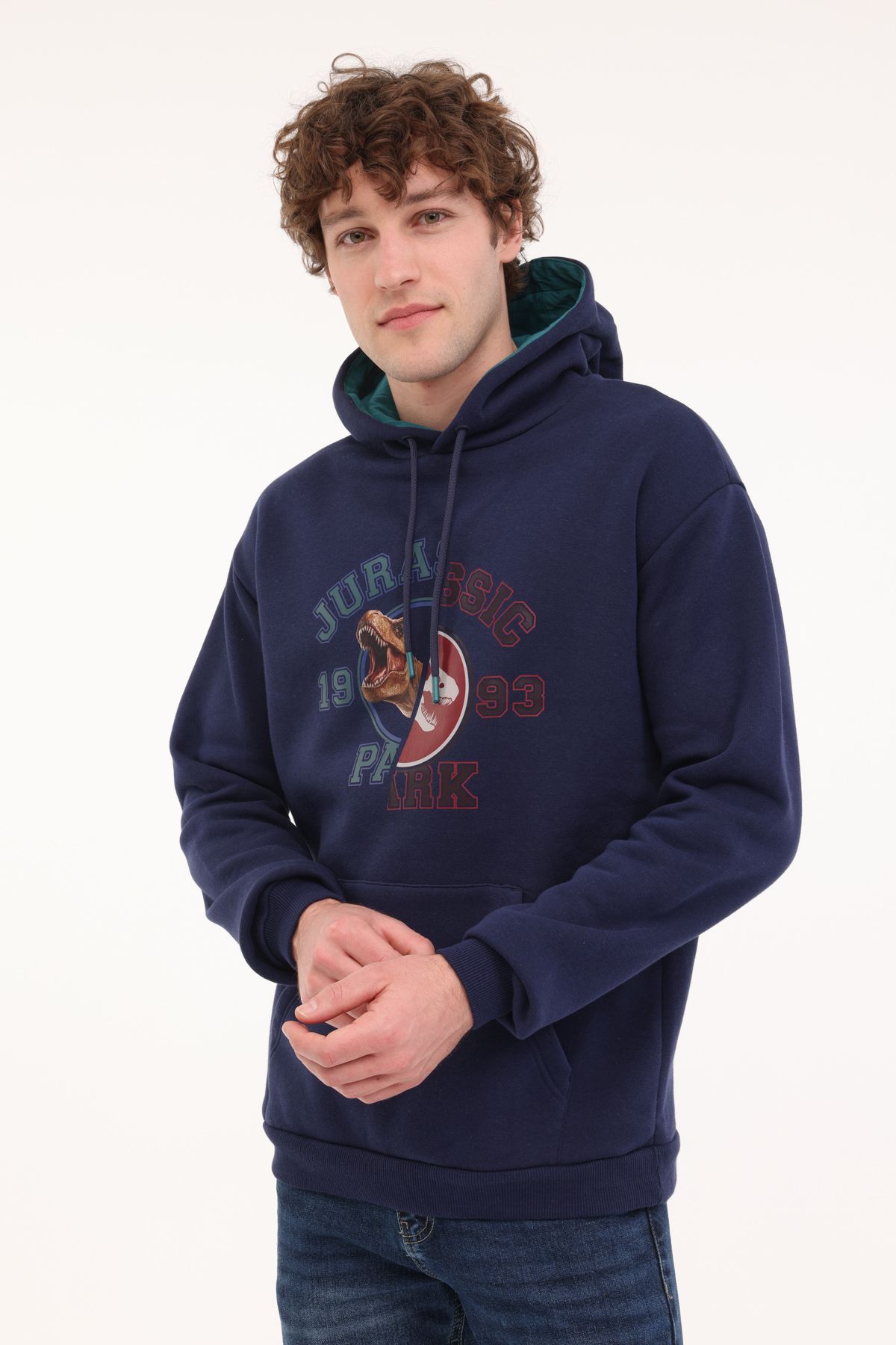 lumberjack ML JURASSIC 17PK-253 4PR Lacivert Erkek Sweatshirt