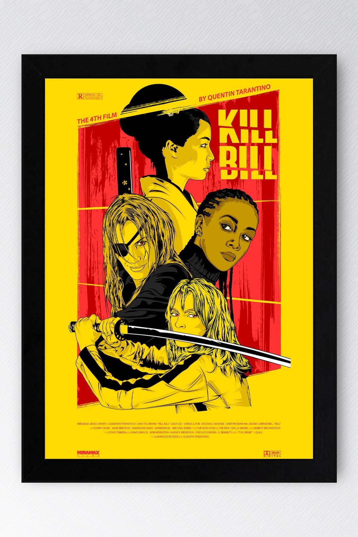 Saturn Kill Bill Çerçeveli Tablo - Film Posteri Tablo