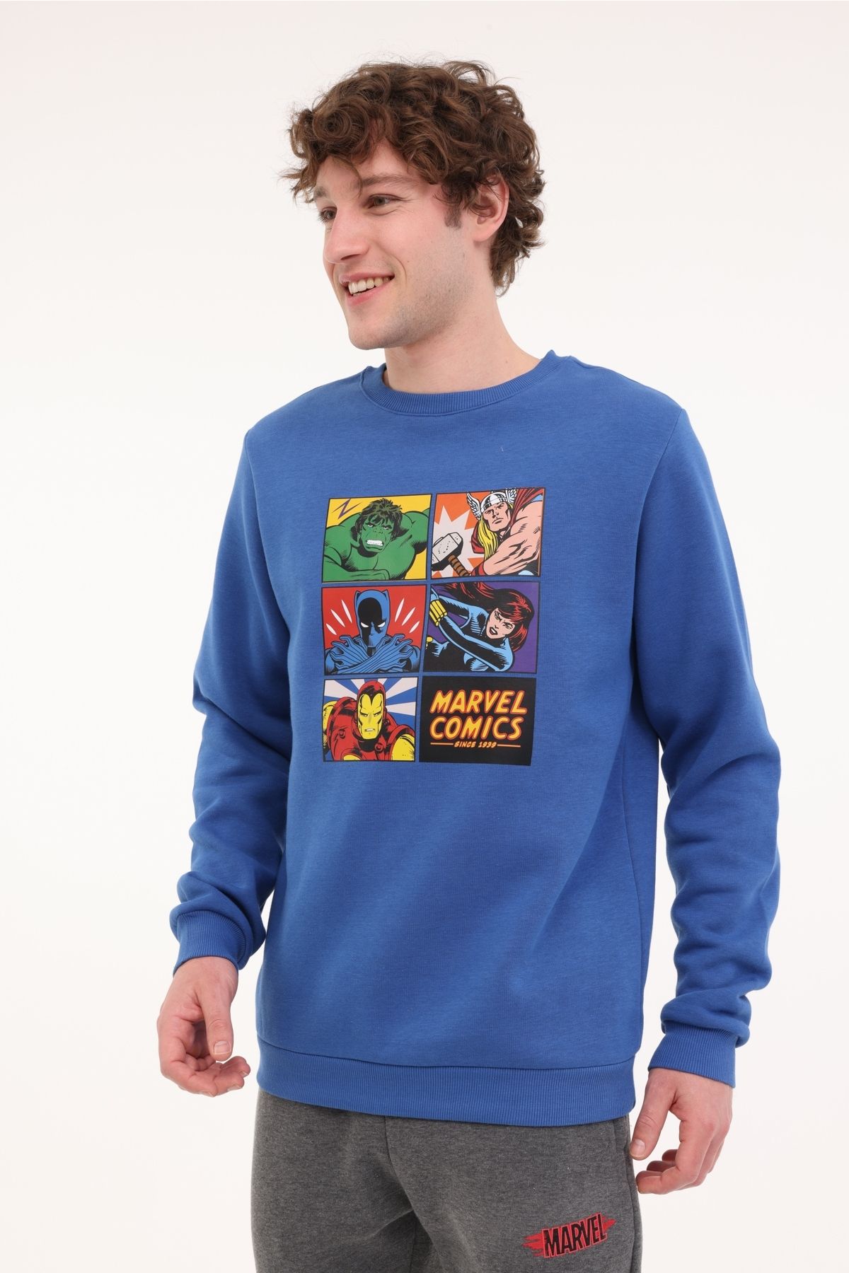 lumberjack ML MARVEL 16PK-257 4PR Mavi Erkek Sweatshirt