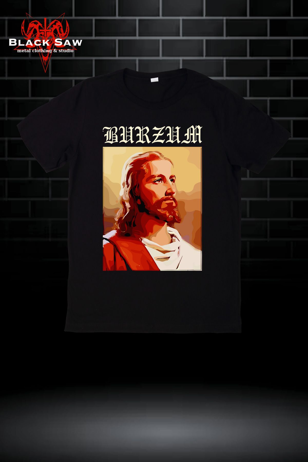 Valens Burzum Jezum Black Metal Tshirt