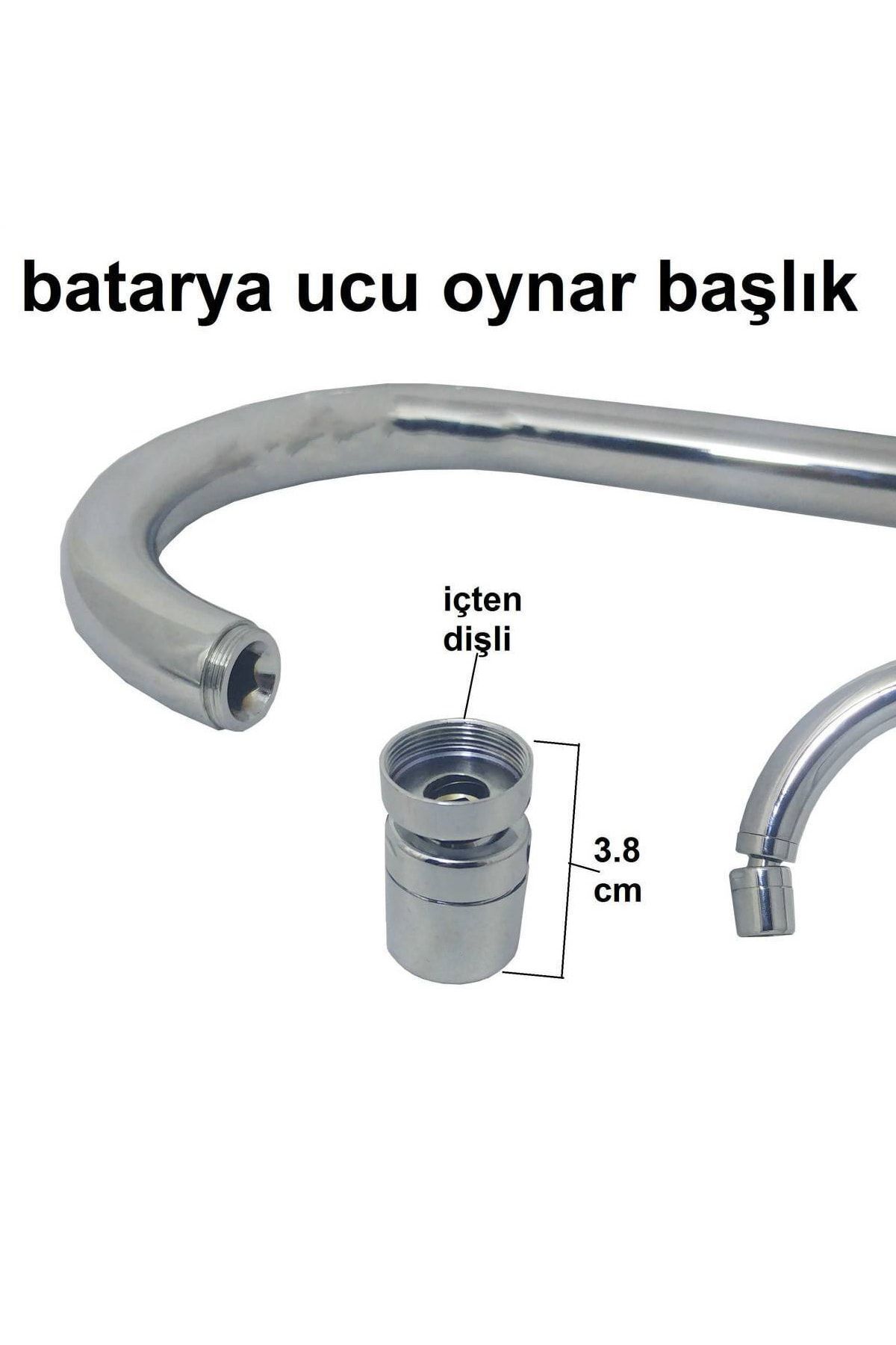 Mhm Collections Tasarruflu Musluk Başlığı 360 Derece Hareketli Metal Mutfak Batarya Ucu Perlatör Iç Dişli