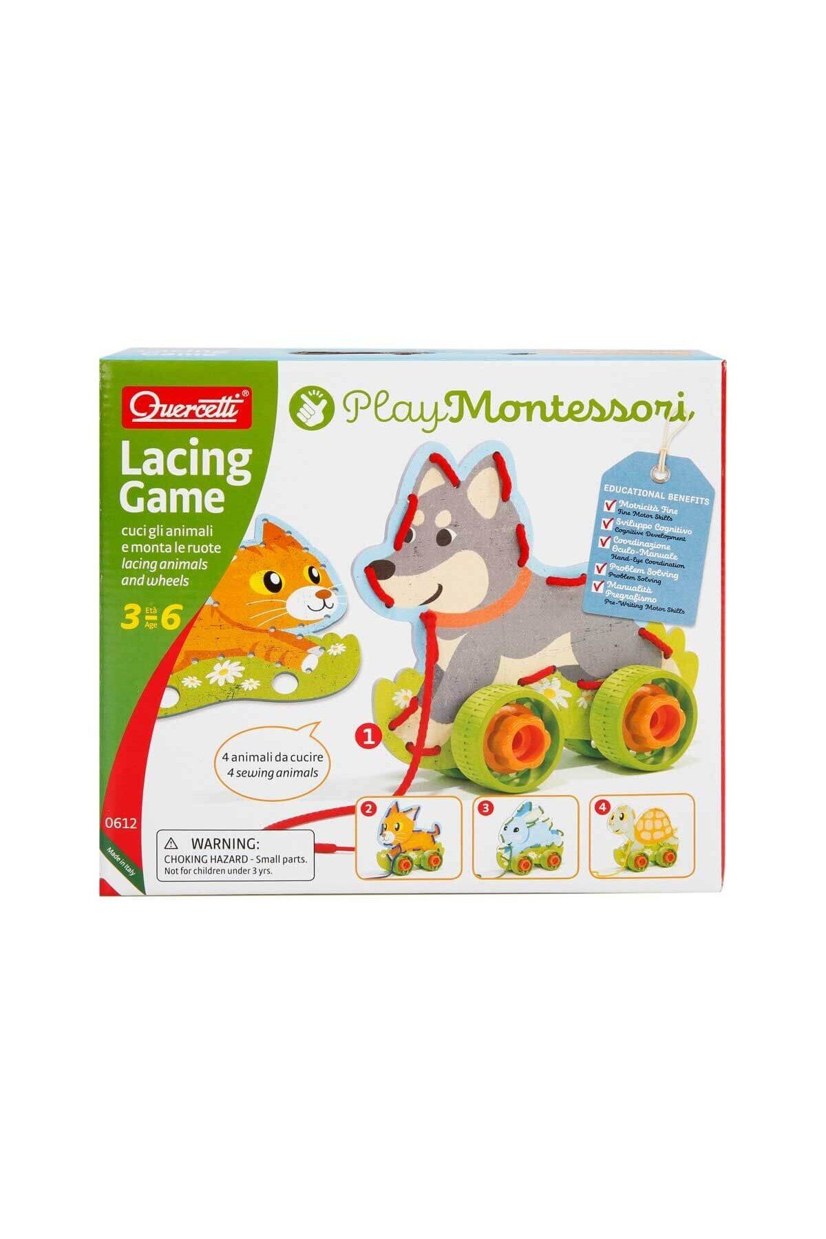 TOYFEST Quercetti Montessori Bağcık Oyunu