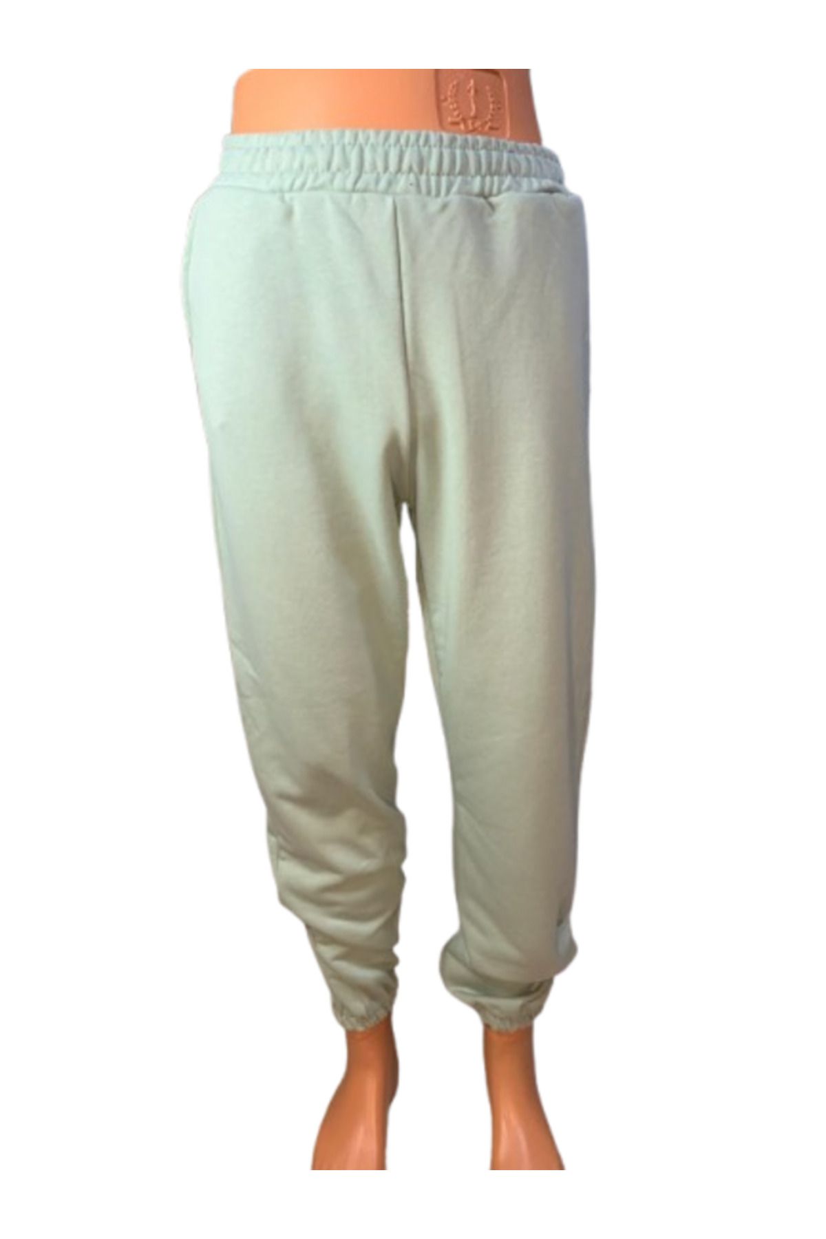 SİYAH BEYAZ GİYİM mint renk unisex jogger eşofman altı