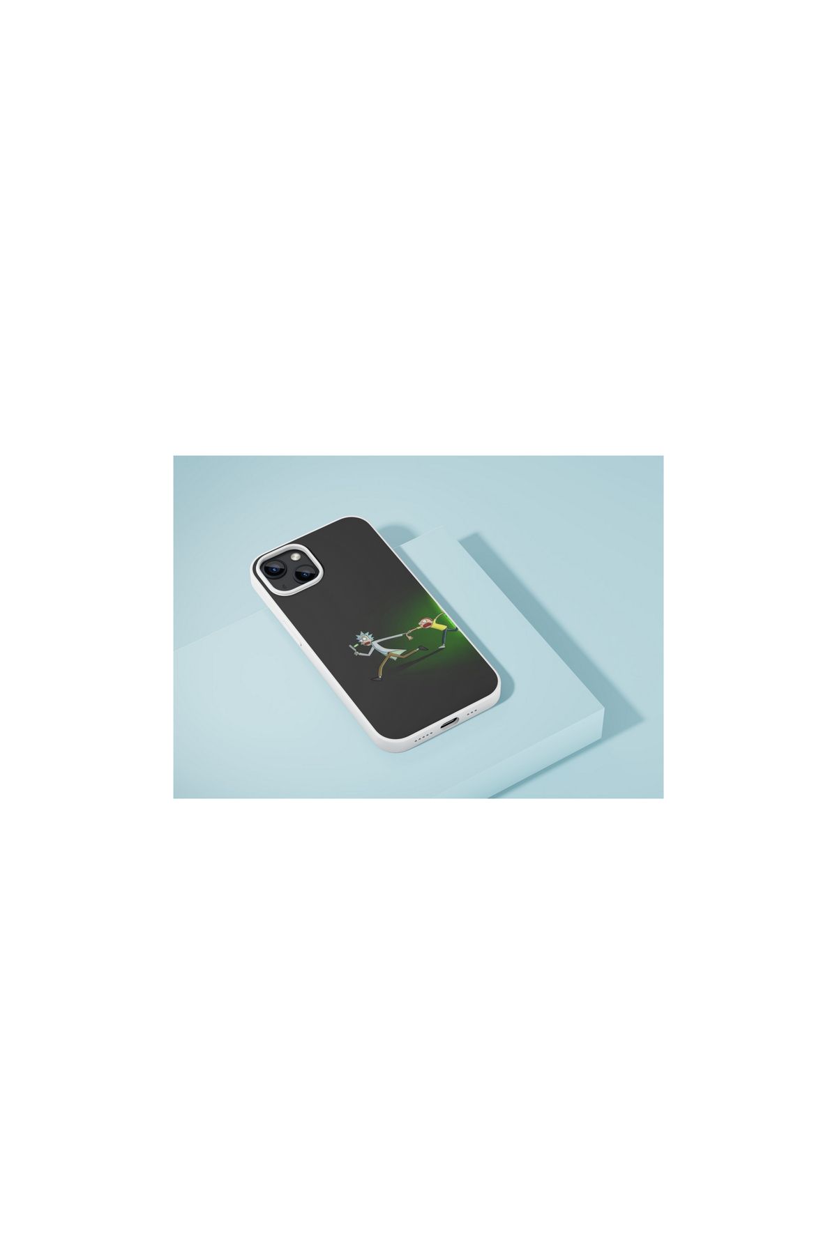 SOFTCASE Rick and Morty Tüm Modellere Uyumlu Kılıf Iphone 6,7,8,x,11,12,13,14,15,16 Plus