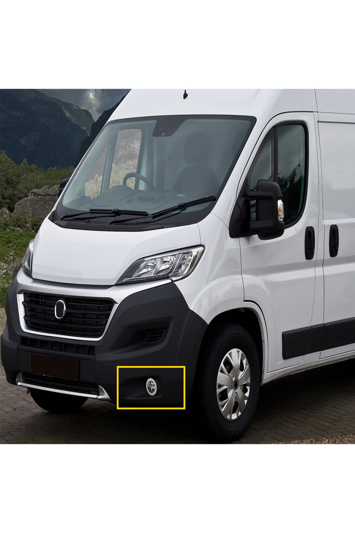 aracımotoaksesuar Fiat Ducato Krom Sis Farı Çerçevesi (2 Parça Paslanmaz Çelik) - 2014-2023 Modeller