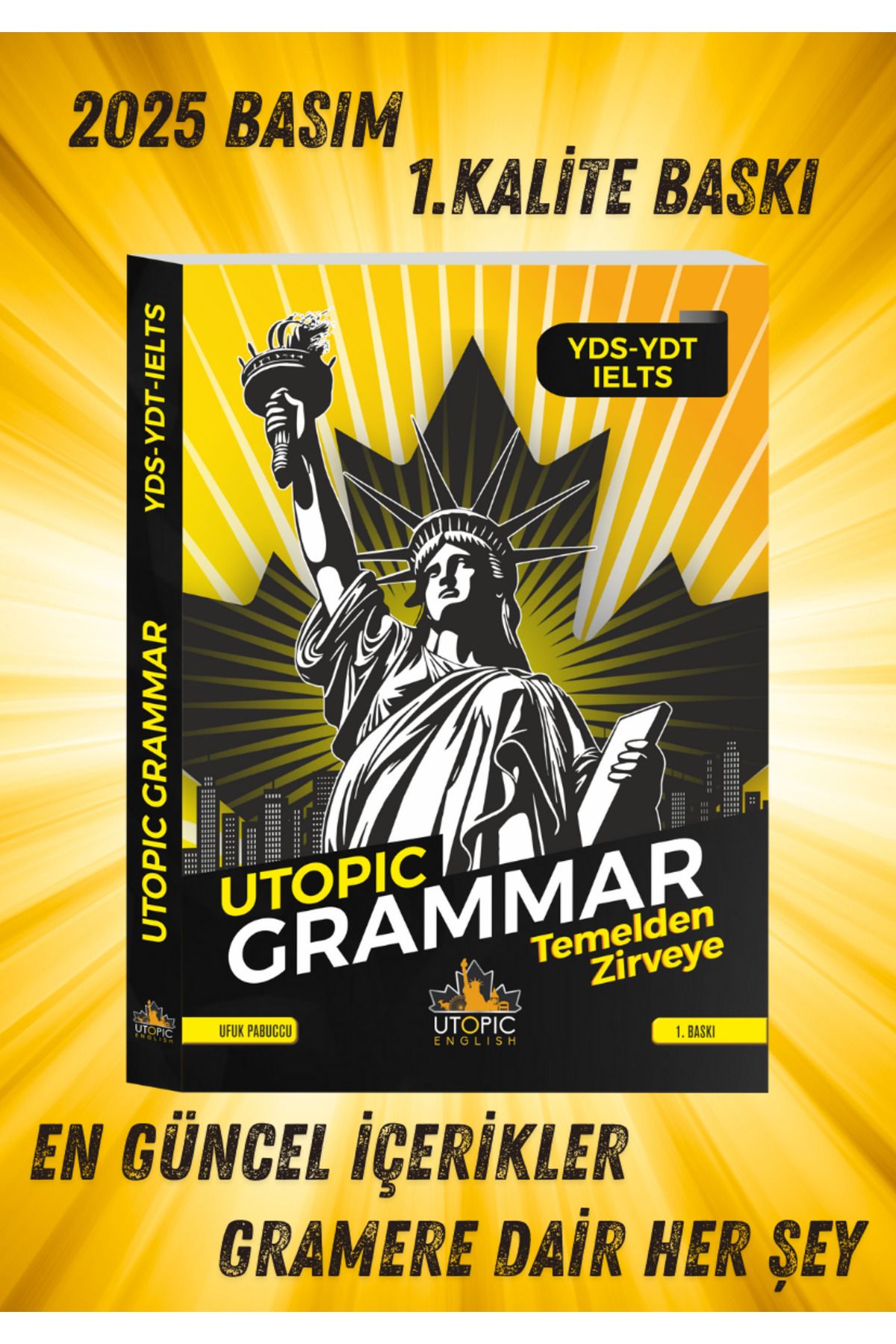 Utopic English Utopic Grammar - İngilizce YDS-YDT/YKSDİL-YÖKDİL Konu Anlatımlı Gramer Kitabı