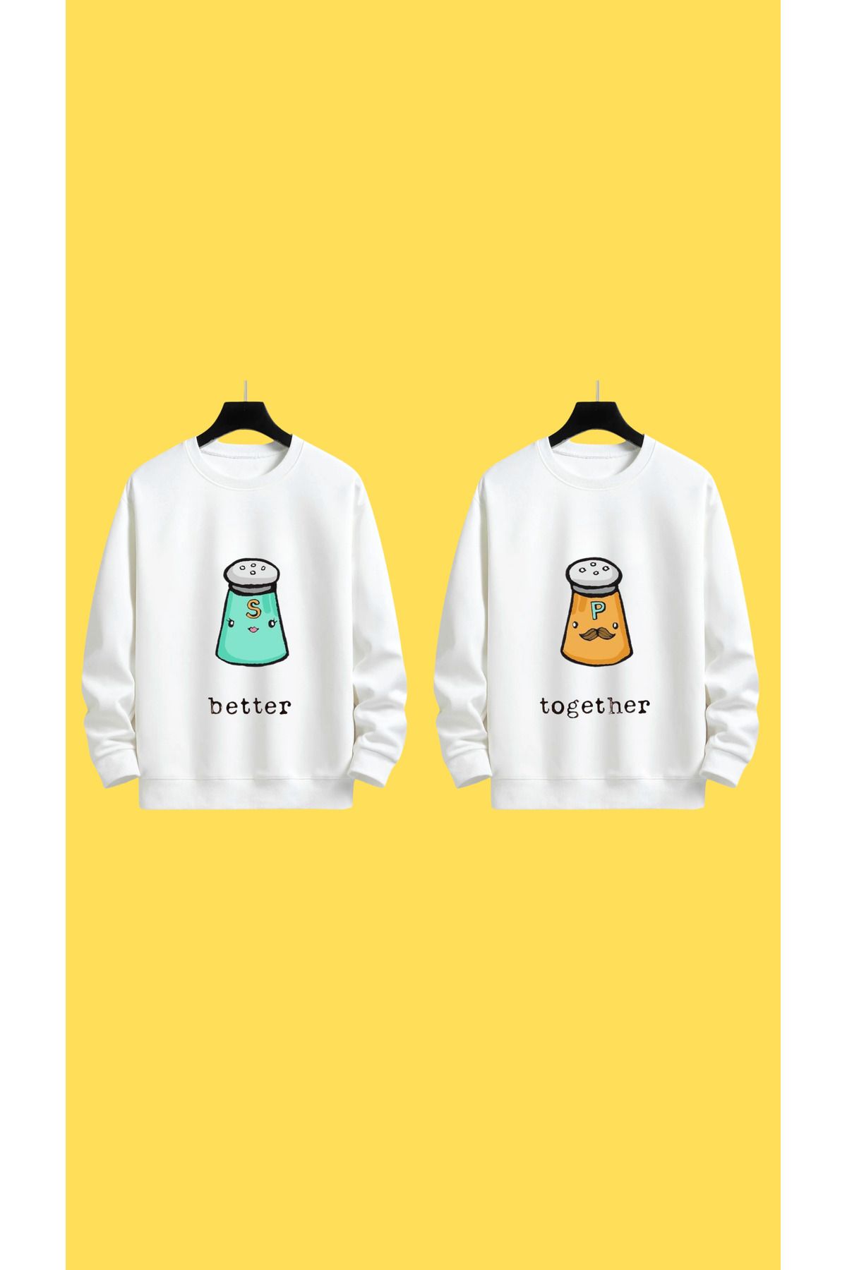 DESİGN better together çift sweatshirt (better)