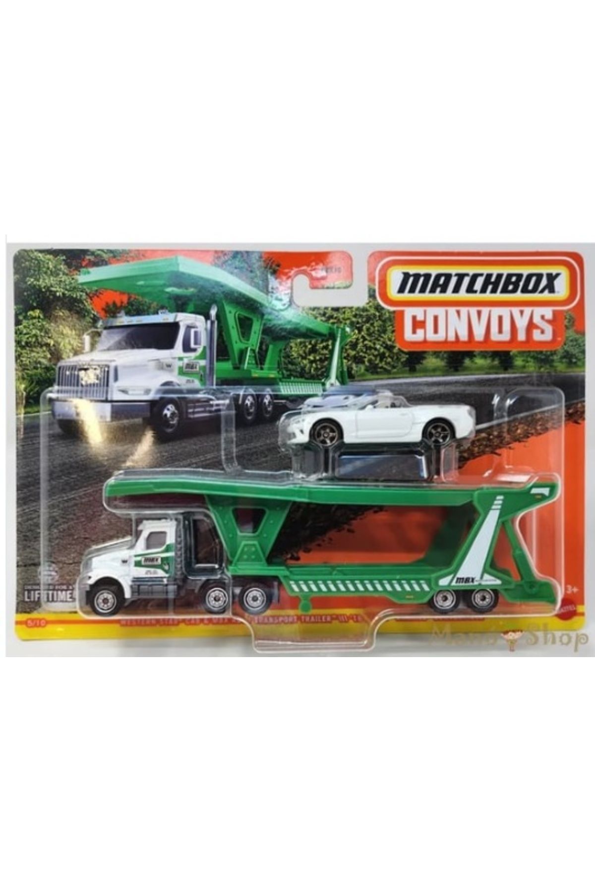 Online Matchbox Convoys - Western Star Cab & MBX Auto Transporter Trailer '16 Chevy Camaro Convertible