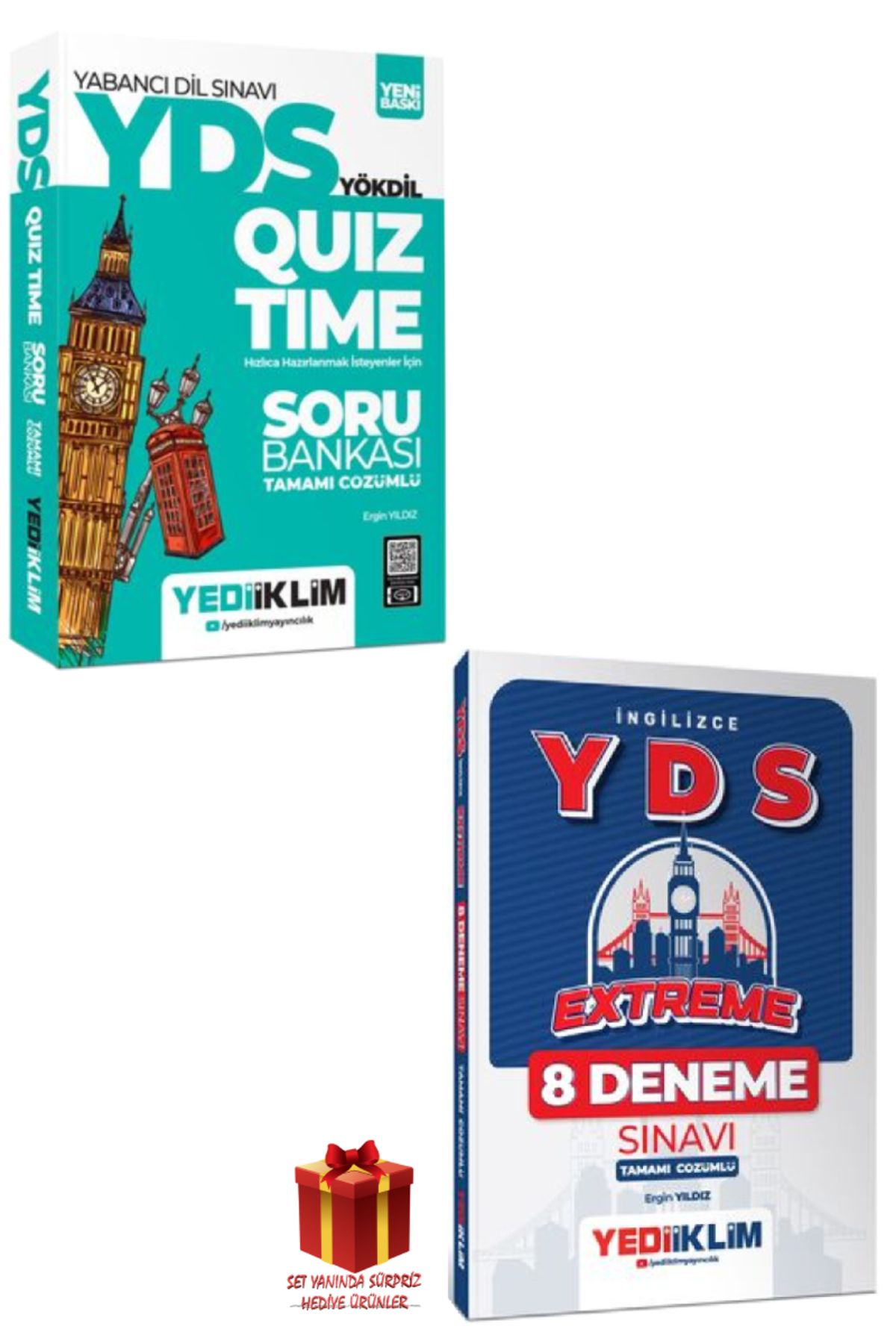 Yediiklim Yayınları 2025 Yediiklim YDS Soru Bankası+Yediiklim YDS 8 Deneme+Hediye