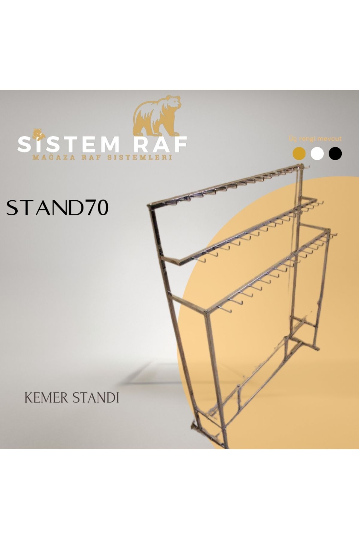 sistem raf Kemer Standı - Kemer Askılığı