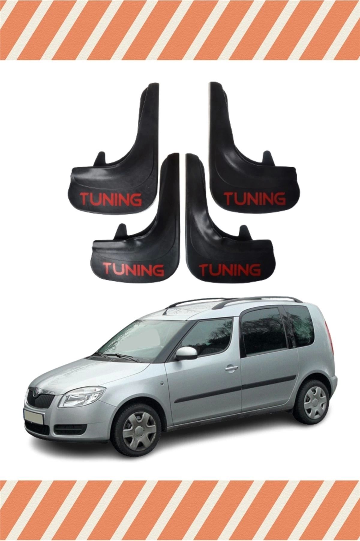 Alpax Skoda Roomster tuning yazılı 4’lü tozluk çamurluk paçalık