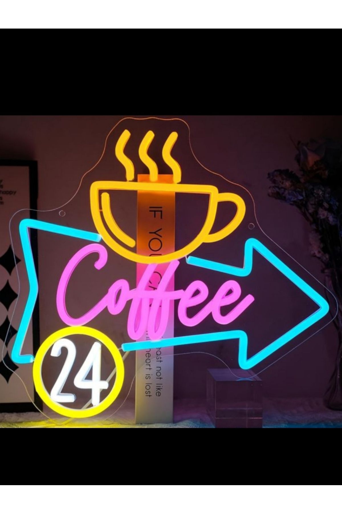 KAMER NEON LED IŞIKLI  CAFE COFFOE