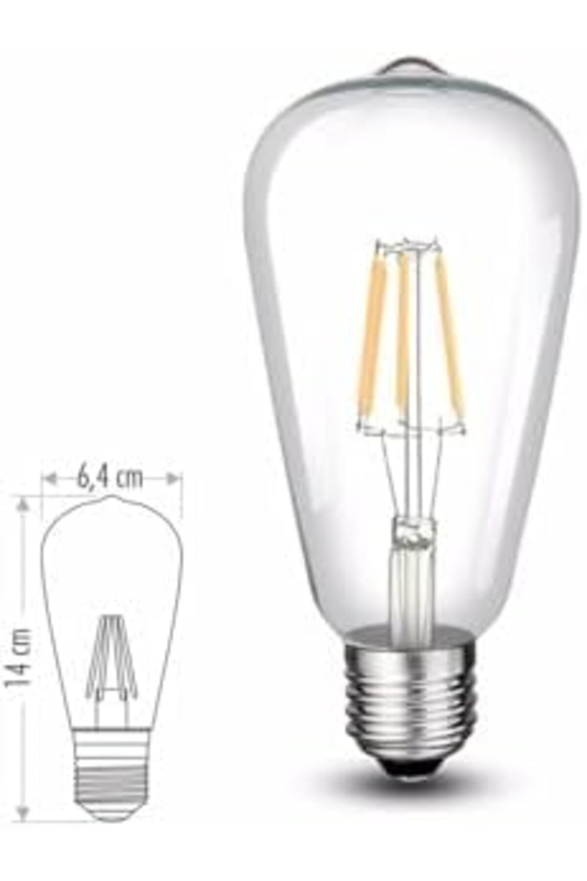 STOREMAX gelalpzr (gün Işığı) Ct-4353 3200k Led Ampul Watt Filamanet 8 Yeni aynet 1109110